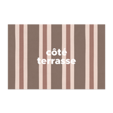 Tapis vinyle en vinyle rectangulaire — modèle Stripe Terrasse