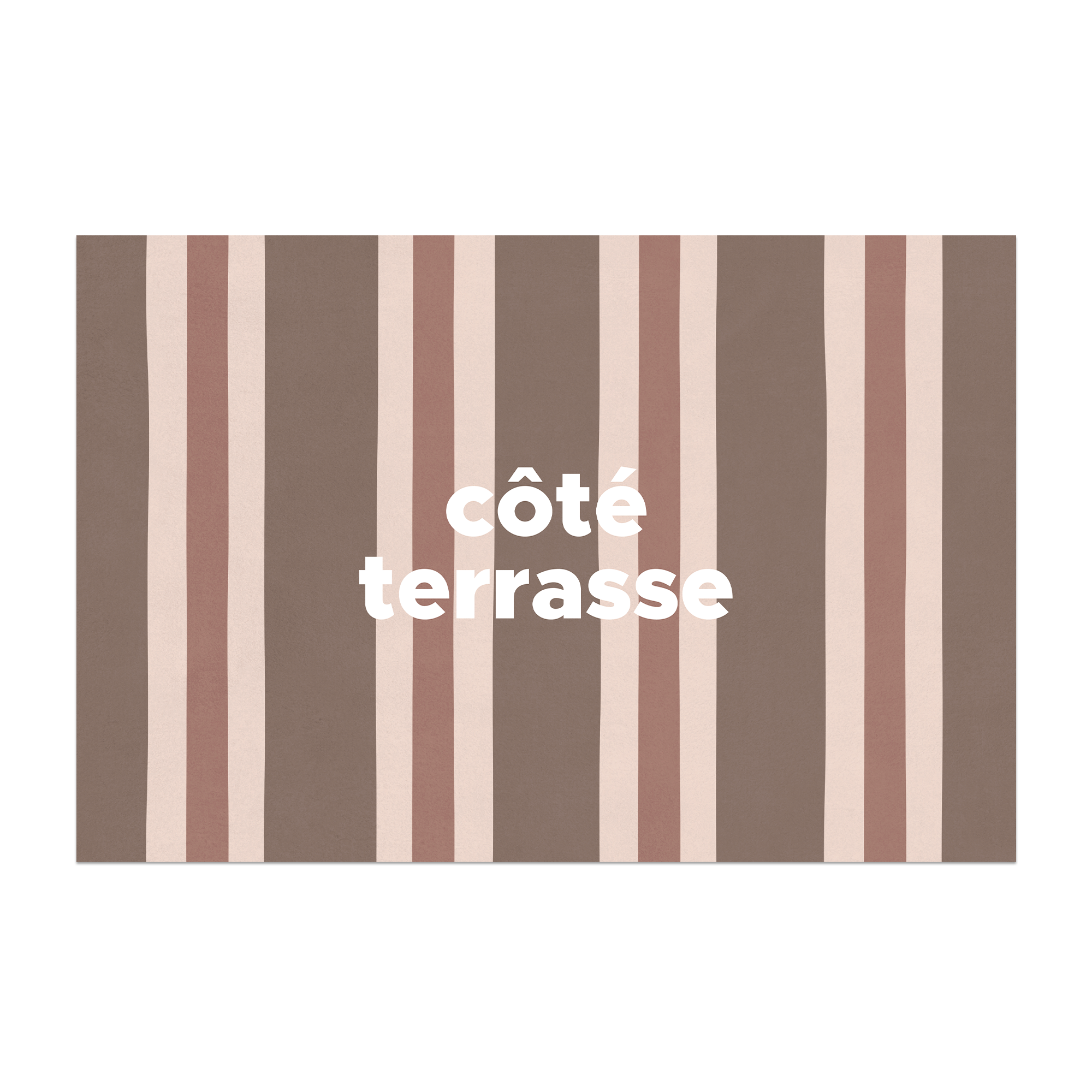 Tapis Vinyle Stripe Terrasse