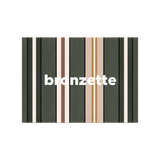 Set de table rectangulaire — modèle Stripe Bronzette