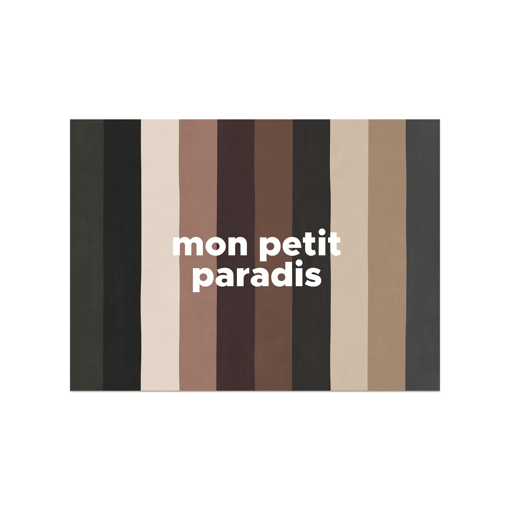 Set De Table Vinyle Stripe Paradis