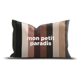 Coussin en polyester rectangulaire — modèle extérieur Stripe Paradis