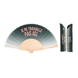 Éventail — modèle Travaille pas Ici