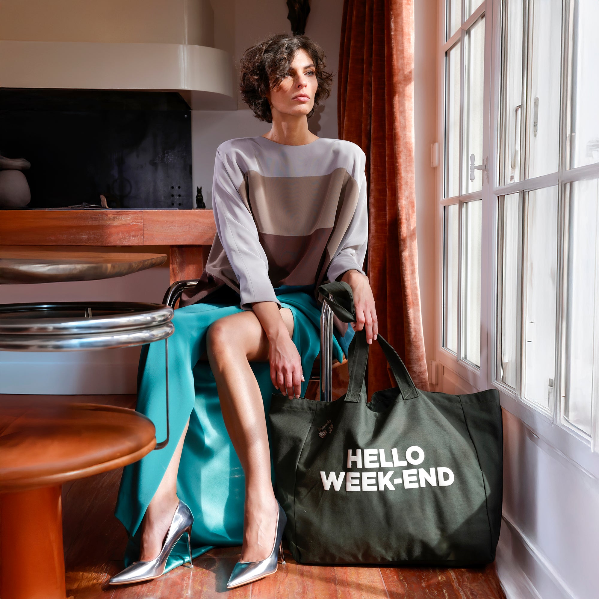 Totebag Pin's Hello Week-End