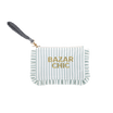 Pochette — modèle froufrou brodée Bazar Chic