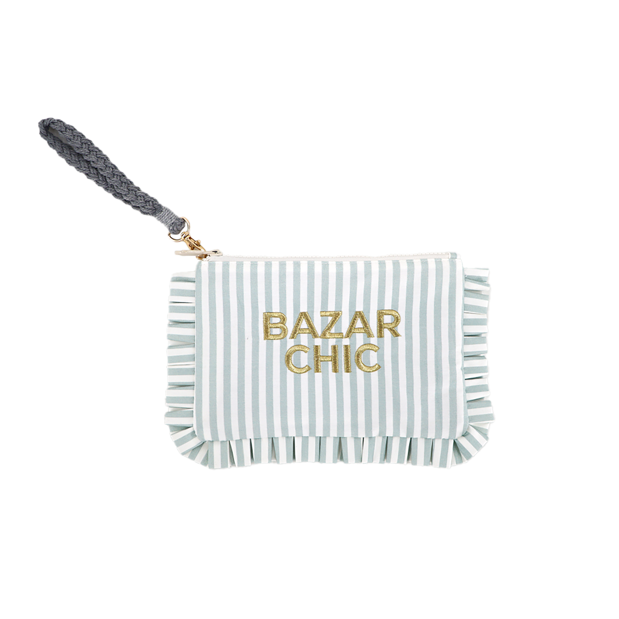 Pochette froufrou brodée Bazar Chic