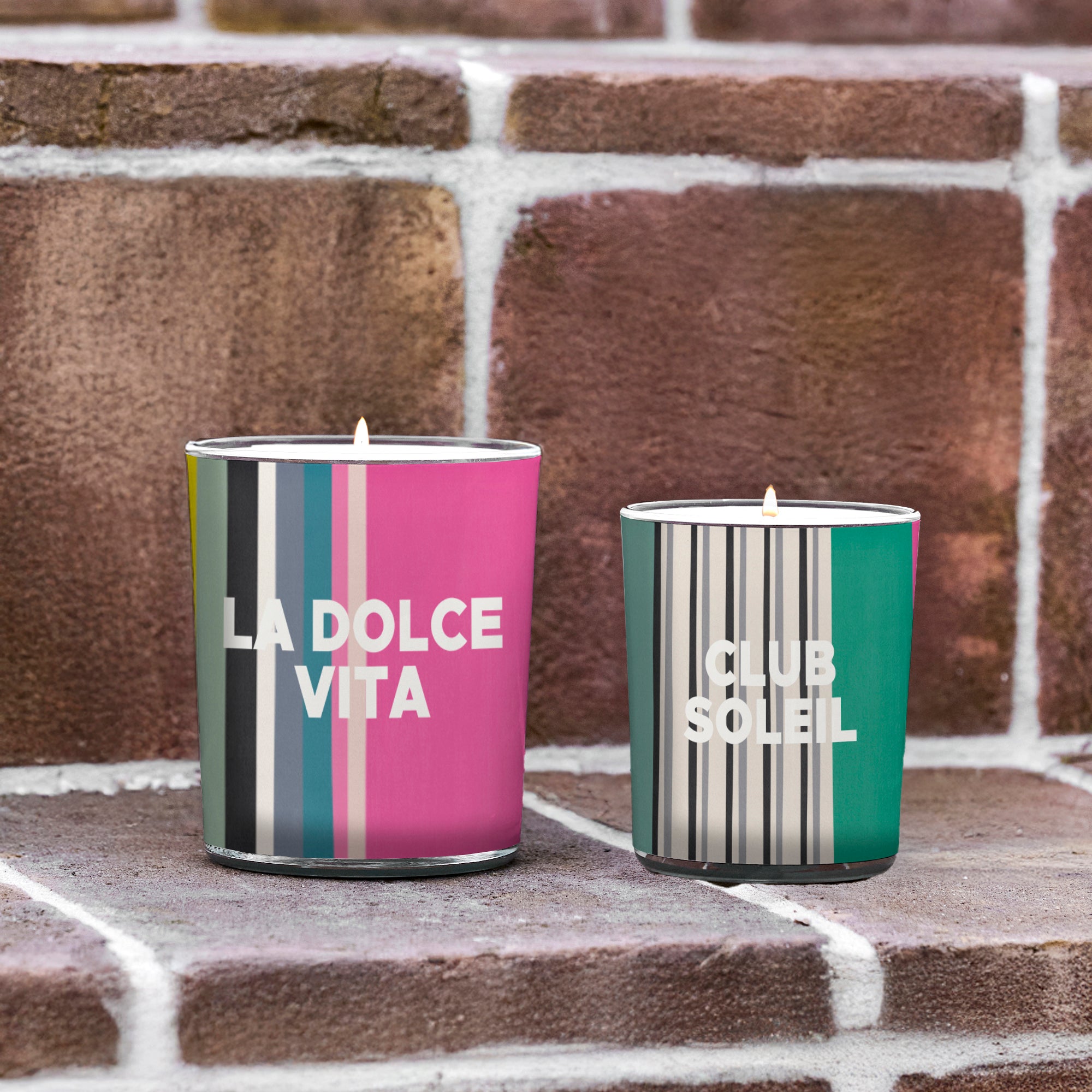 Bougie parfumée Stripe Dolce Vita