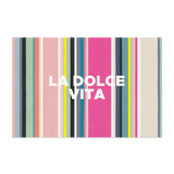 Tapis vinyle en vinyle rectangulaire — modèle Stripe Dolce Vita