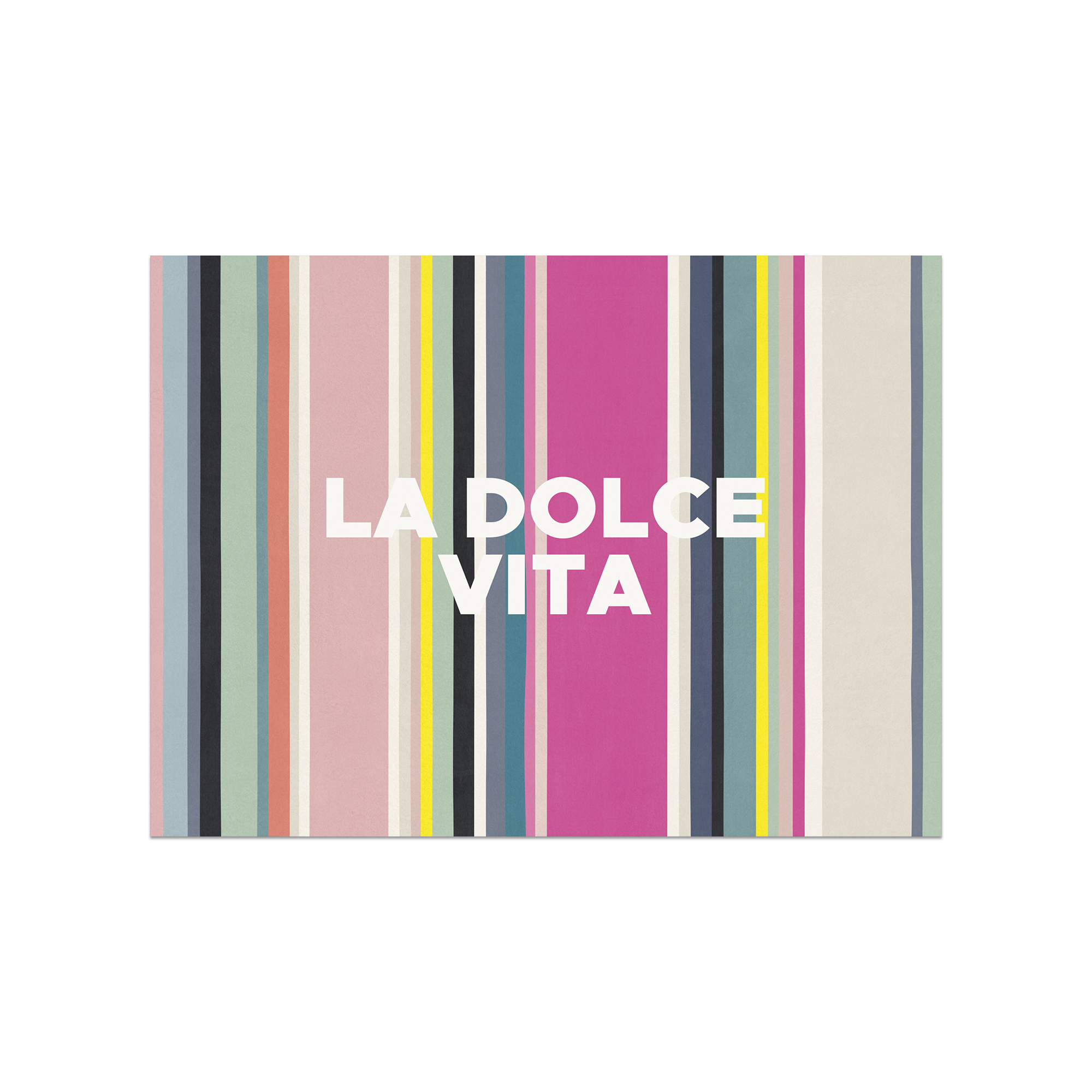 Set De Table Vinyle Stripe Dolce Vita