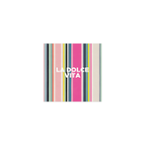 Dessous de verre en vinyle carré — modèle Stripe Dolce Vita