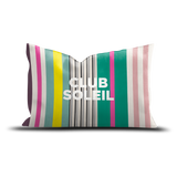 Coussin en polyester rectangulaire — modèle extérieur Stripe Club Soleil
