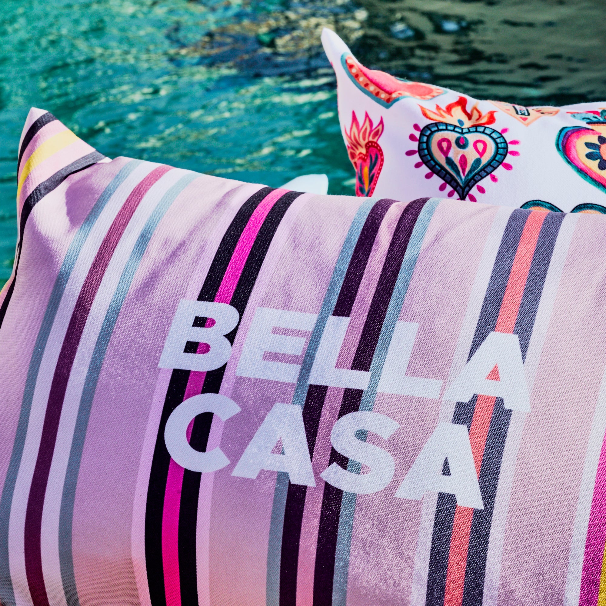 Coussin extérieur Stripe Bella Casa