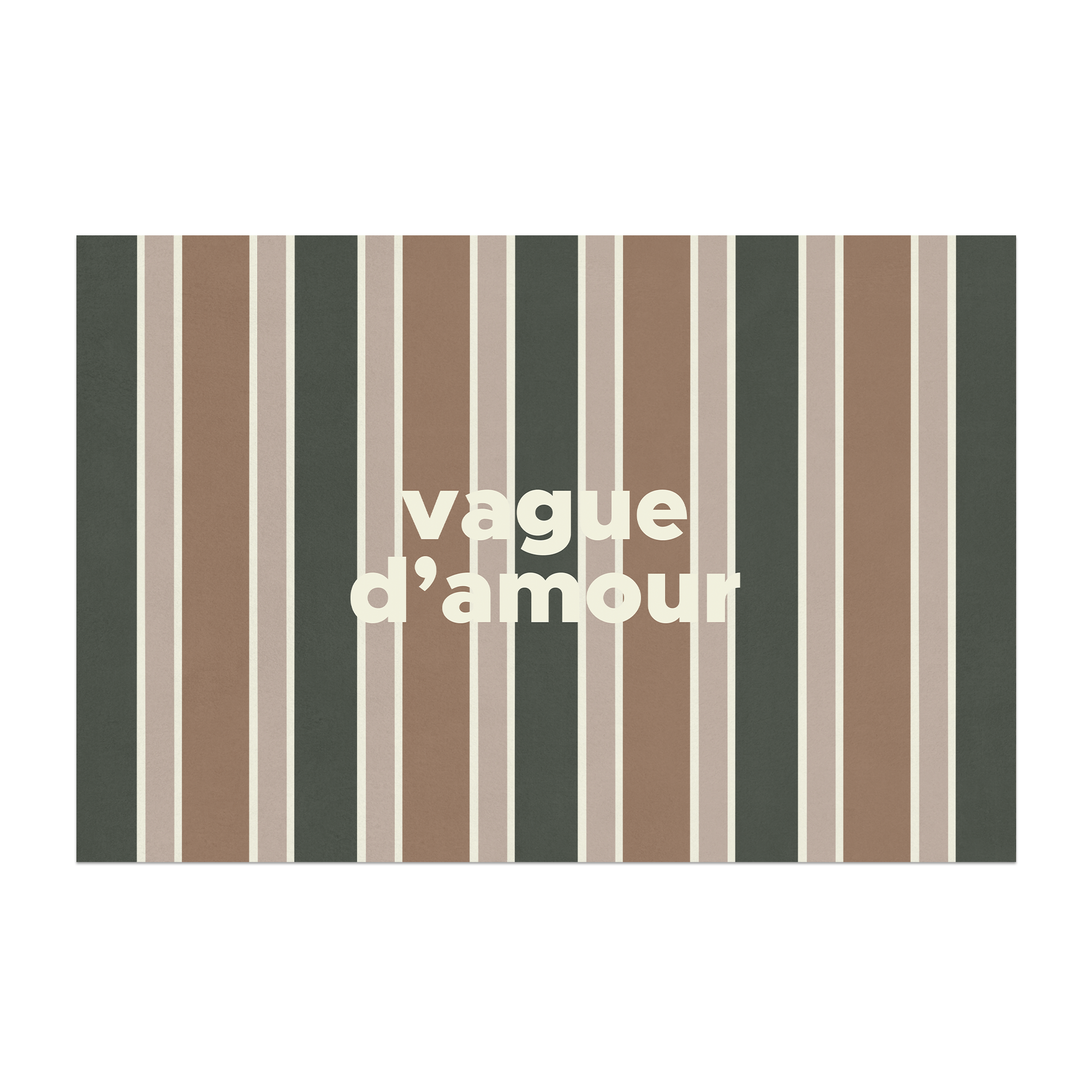 Tapis Vinyle Stripe Vague d'Amour