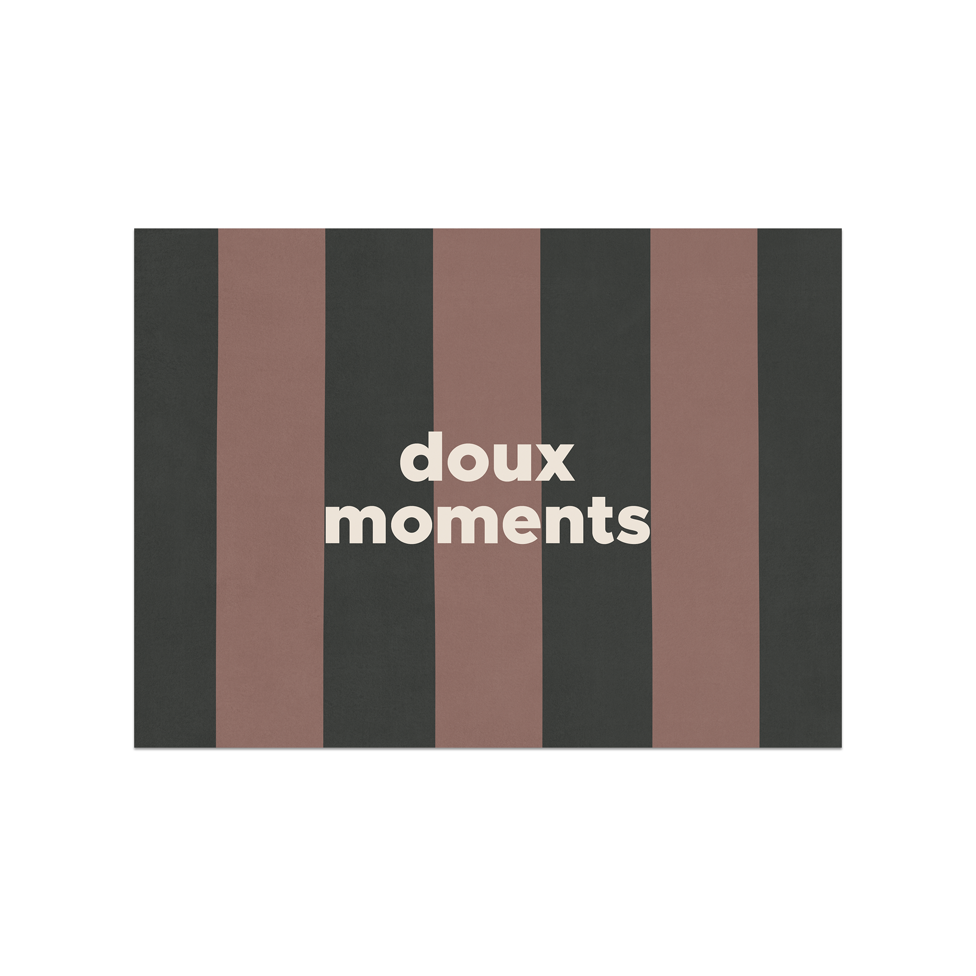 Set De Table Vinyle Stripe Doux Moments