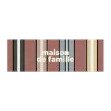 Tapis Vinyle Stripe Maison Famille