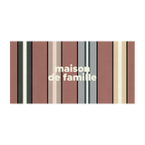 Tapis Vinyle Stripe Maison Famille