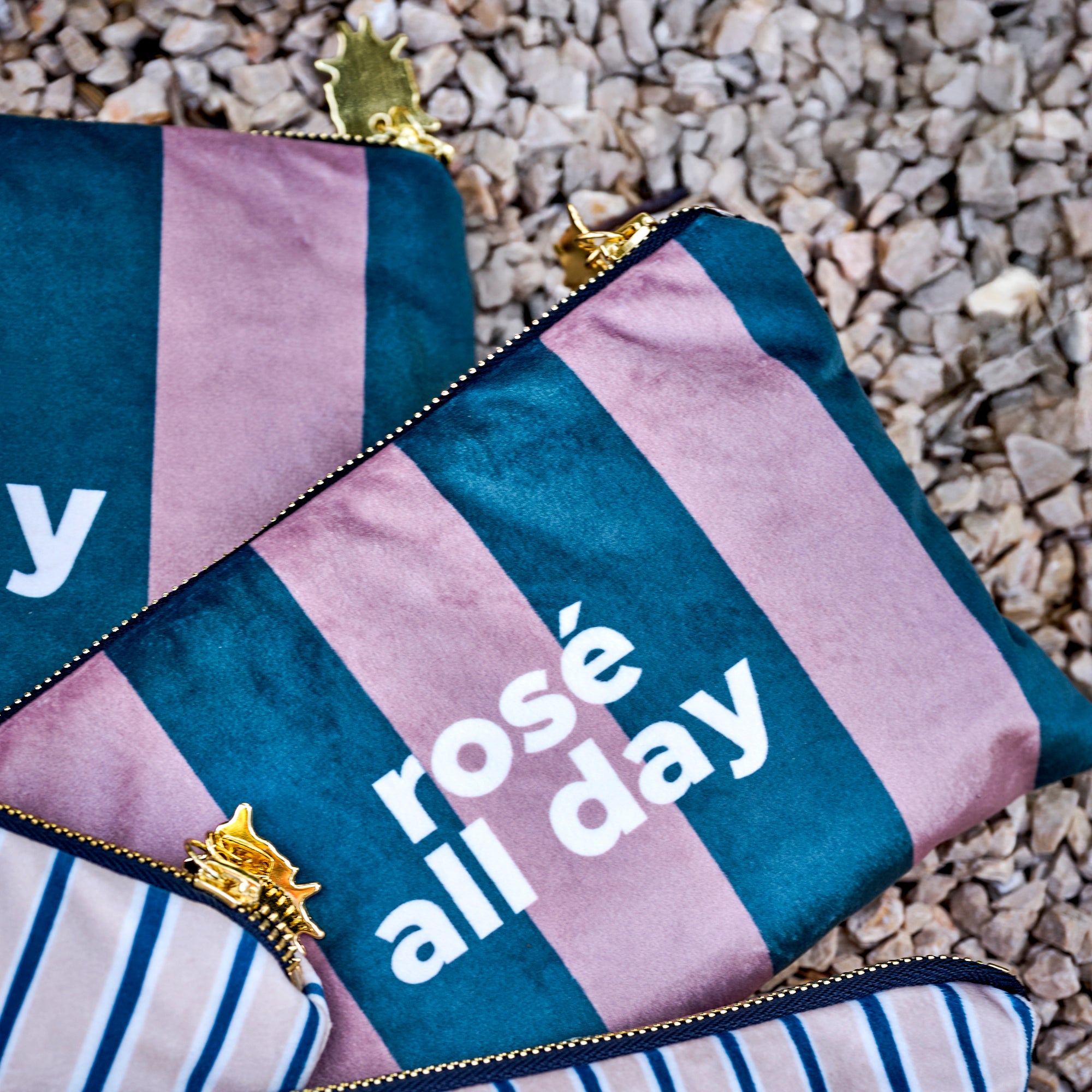 Pochette Velours Rosé All Day XS