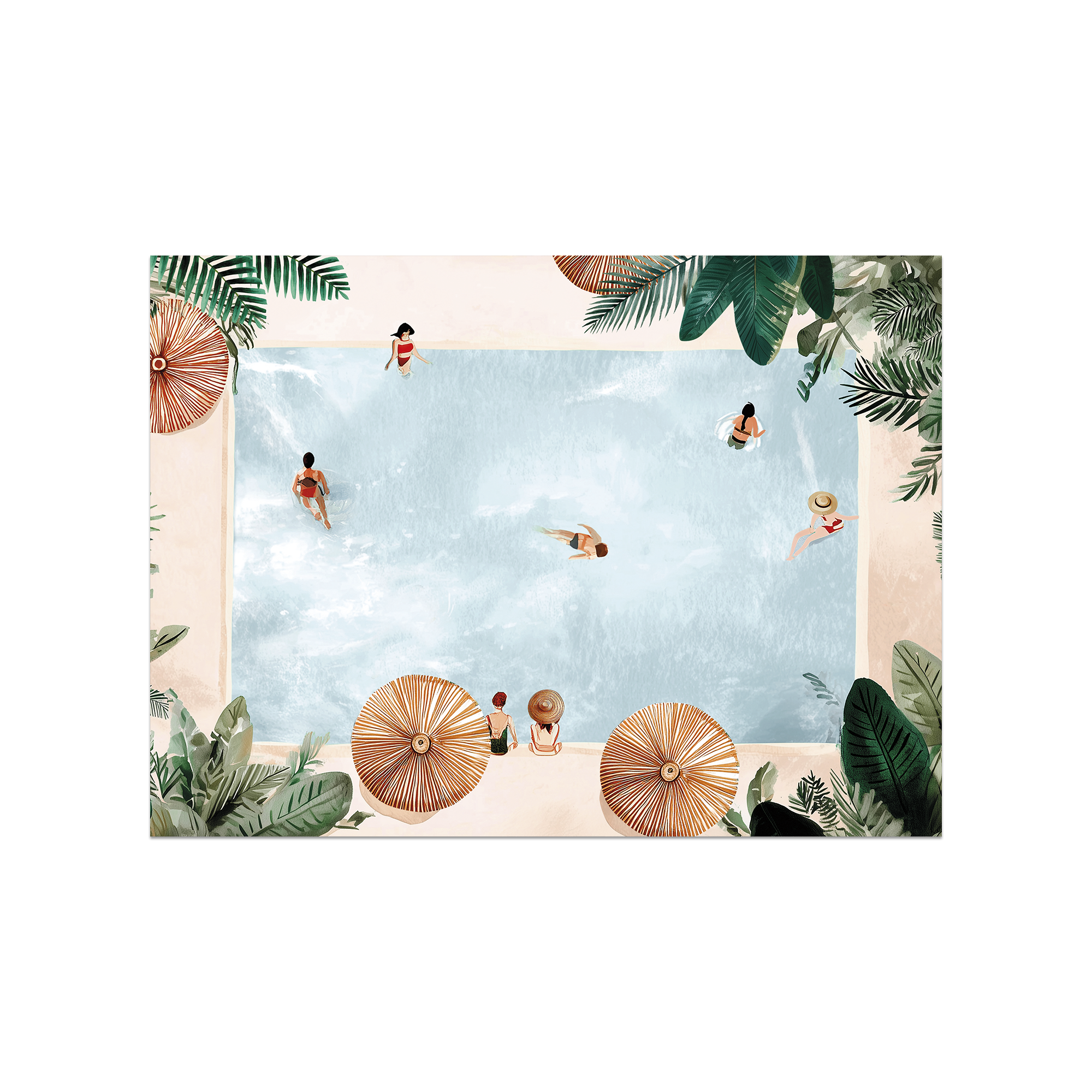 Set De Table Vinyle Swimming Pool