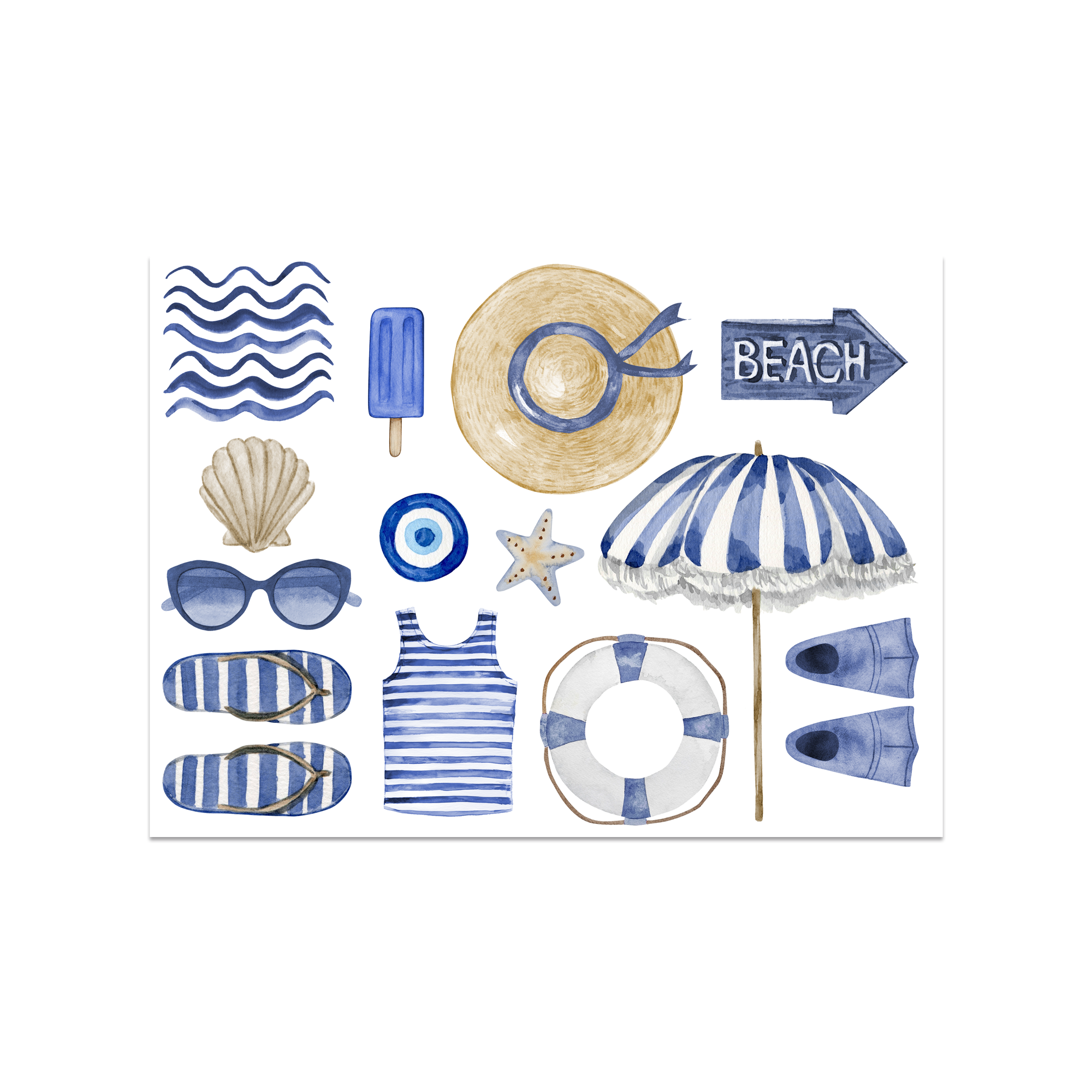 Set De Table Vinyle Beach