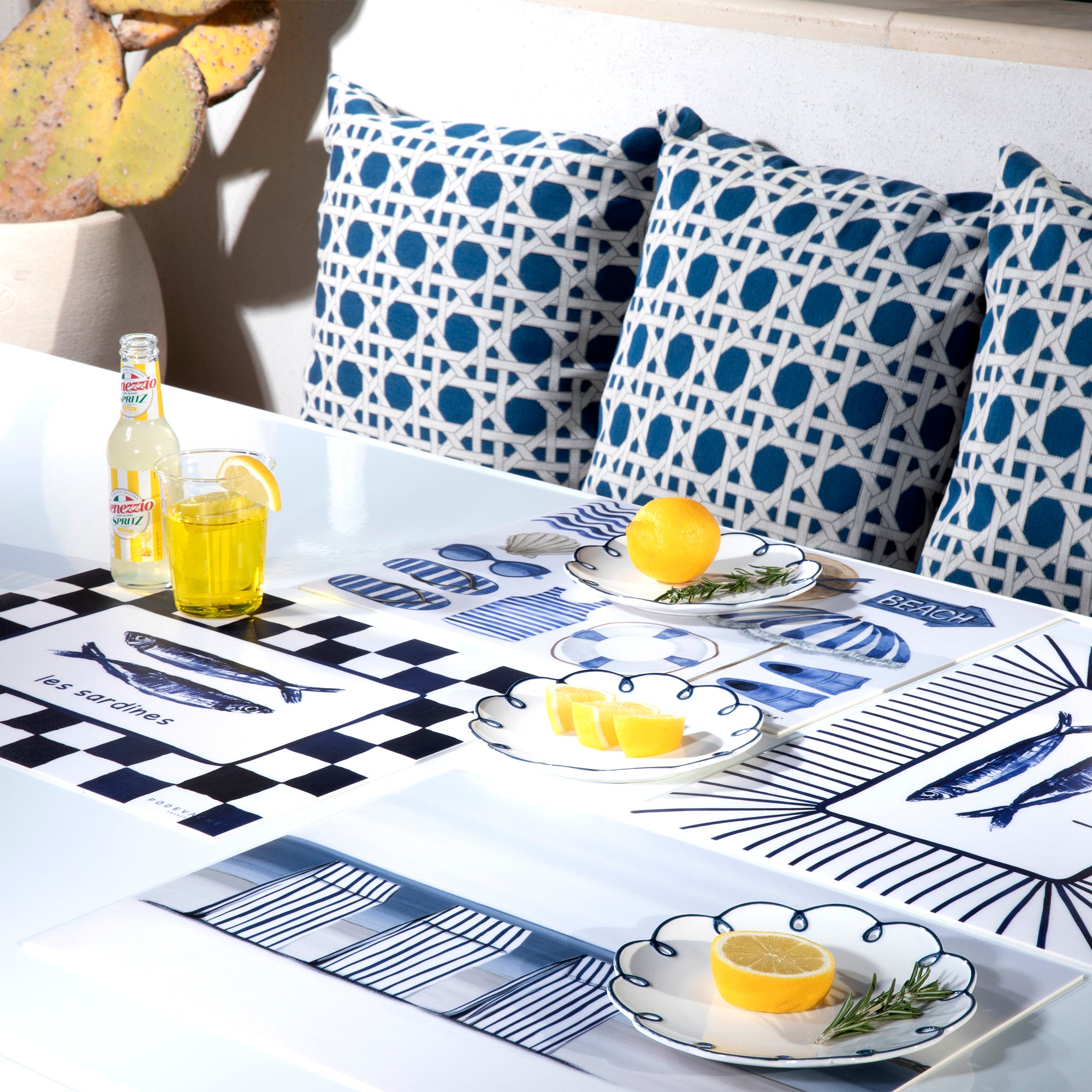 Set De Table Vinyle Beach