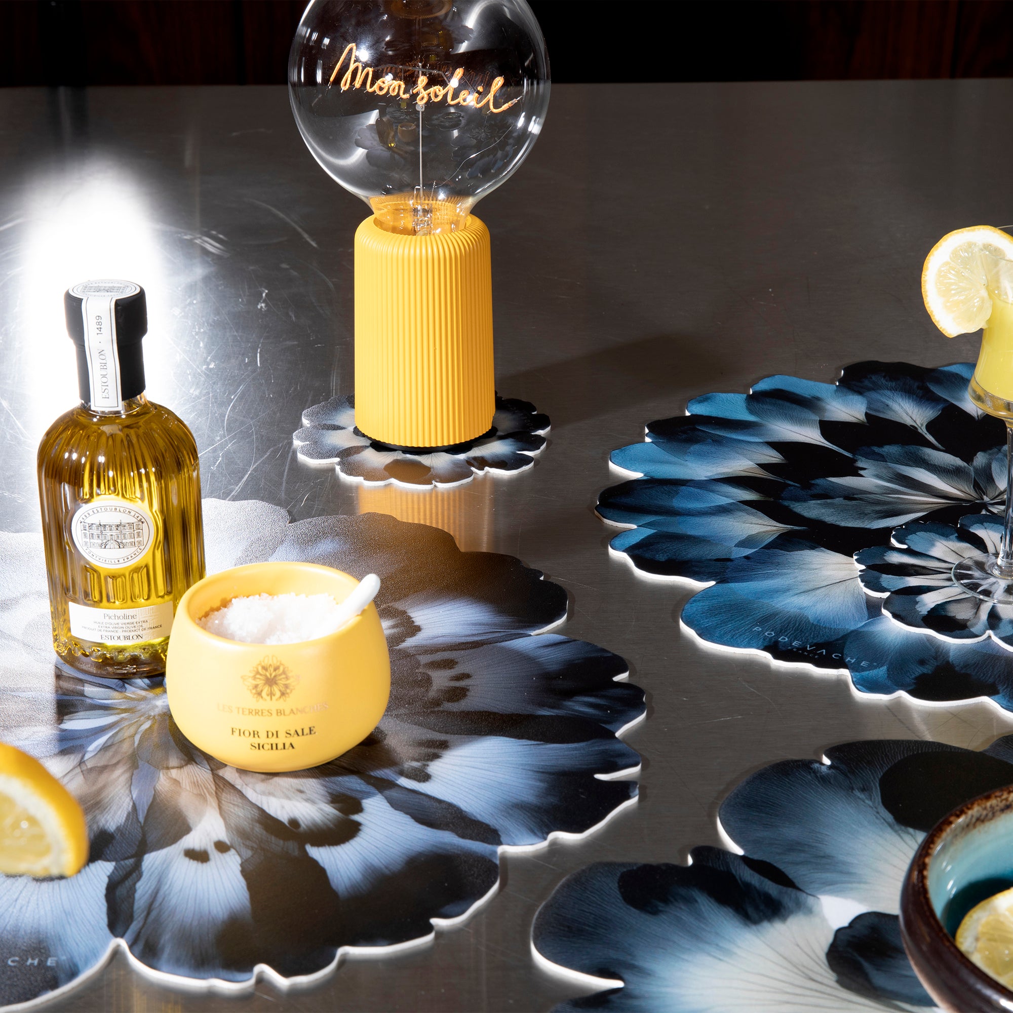 Set De Table Vinyle Floral Corolleu