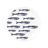 Set de table en vinyle rond — modèle Pilchard