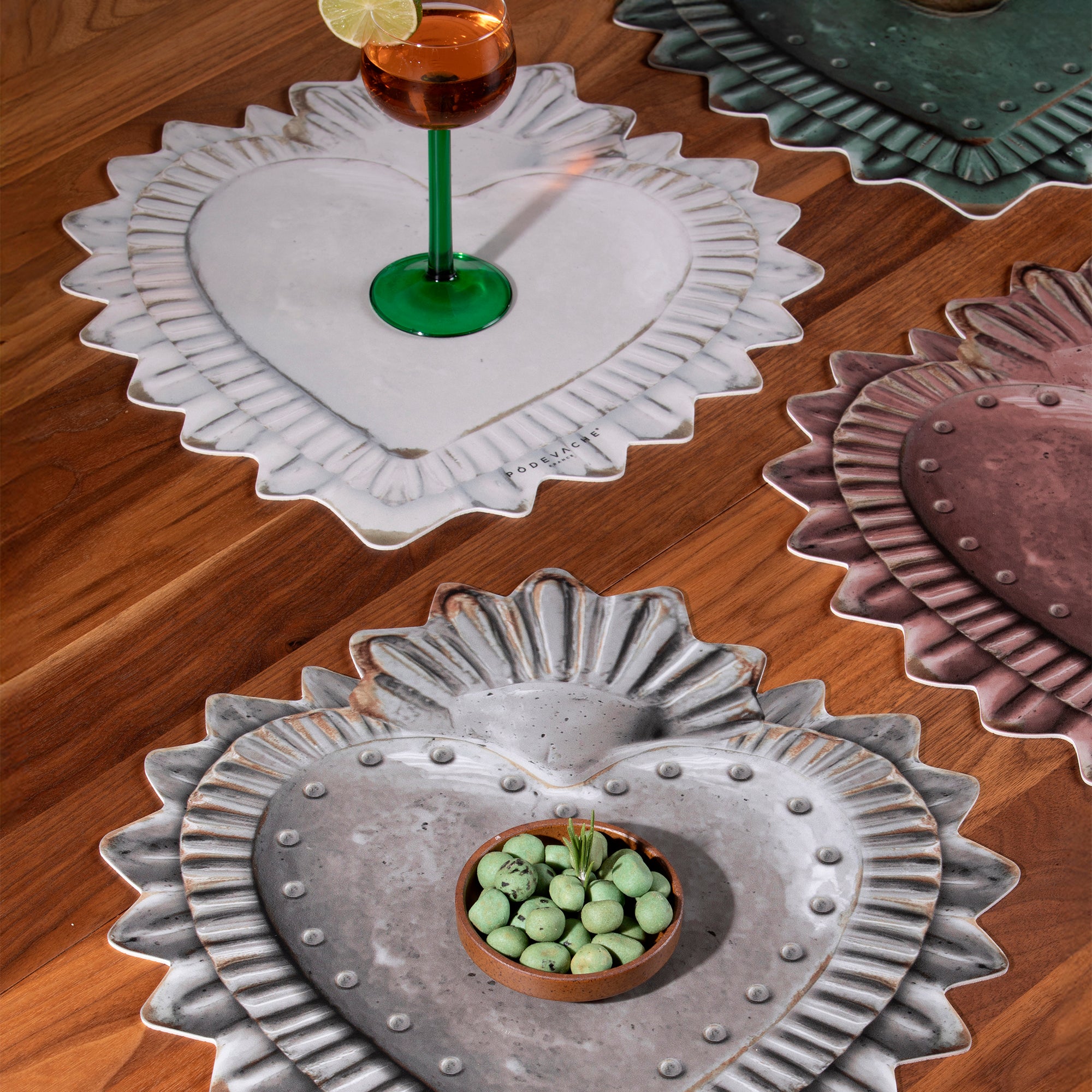 Set De Table Vinyle Ex Voto Corazon