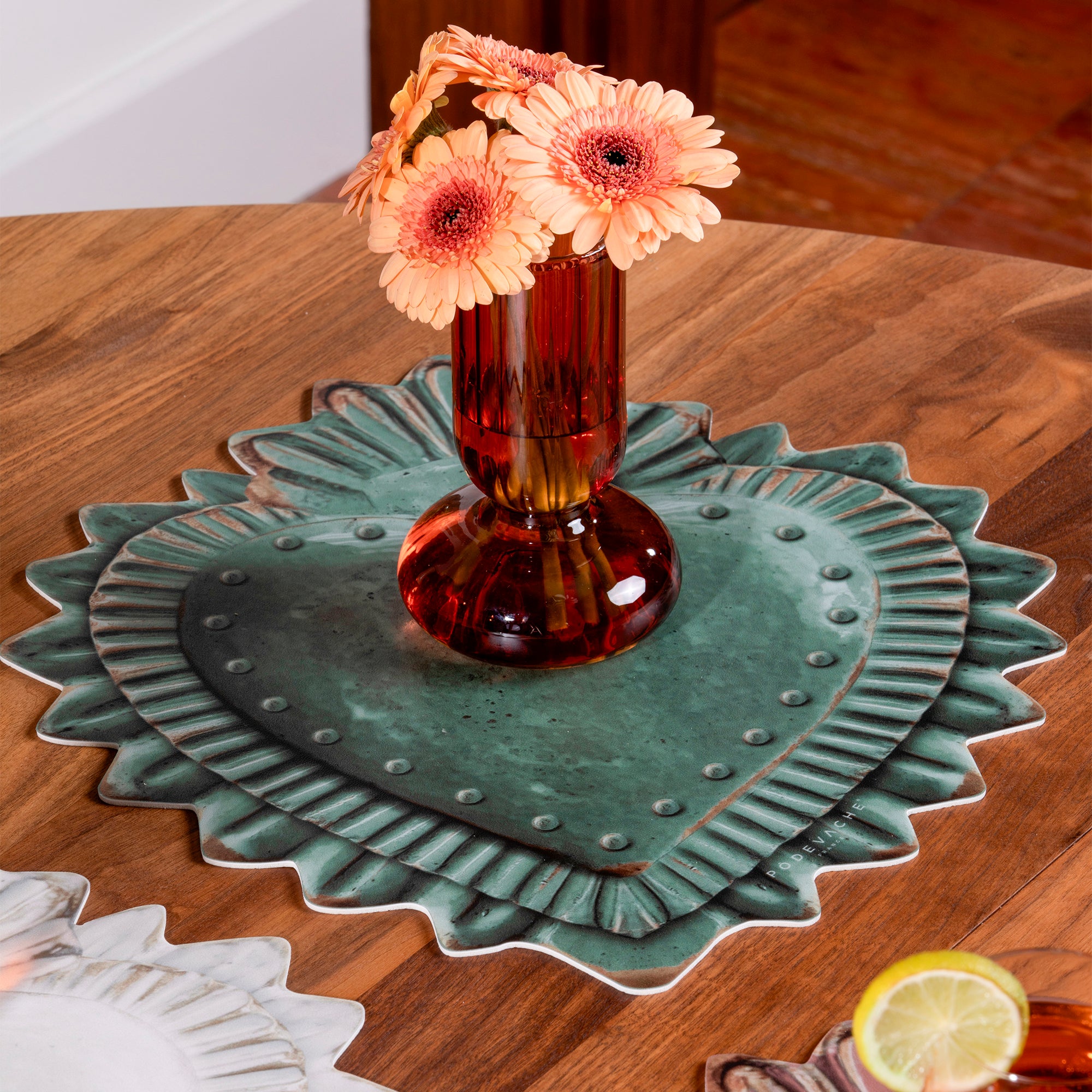 Set De Table Vinyle Ex Voto Corazon