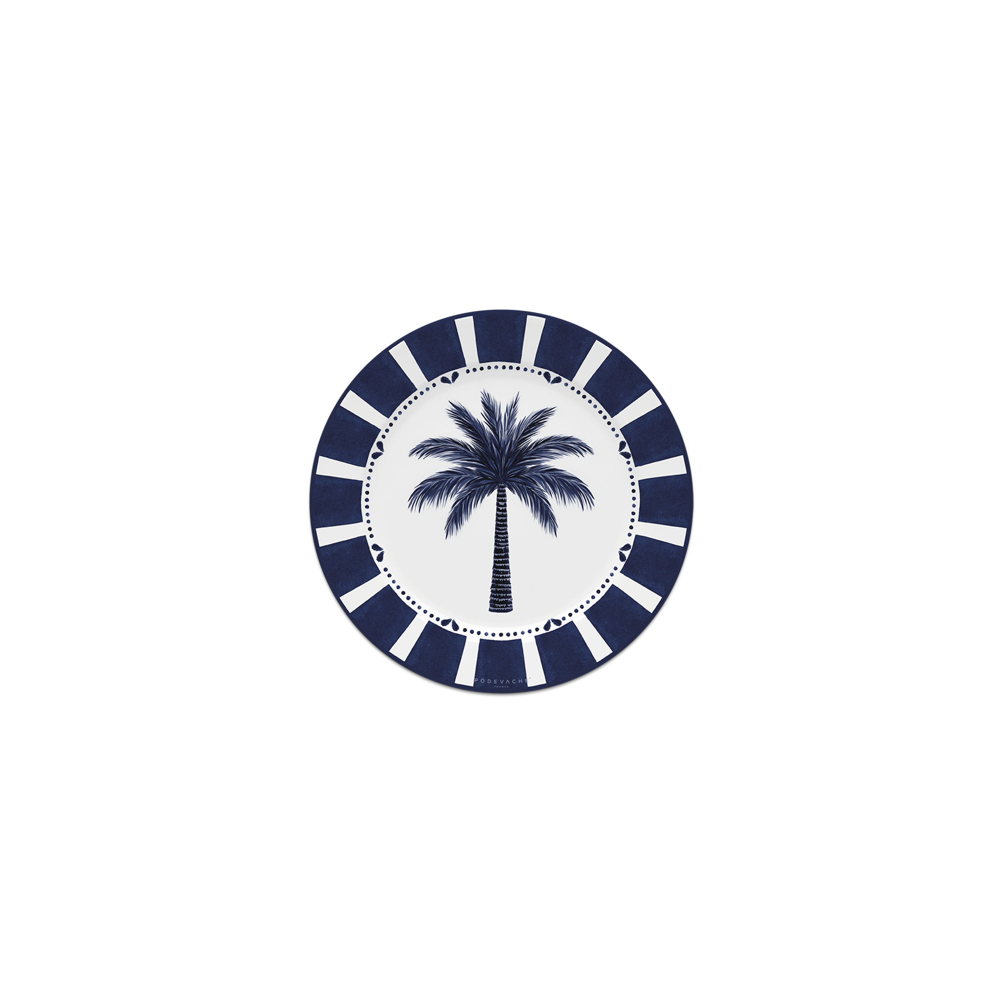 Lot De 6 Dessous De Verre Vinyle Cocotier