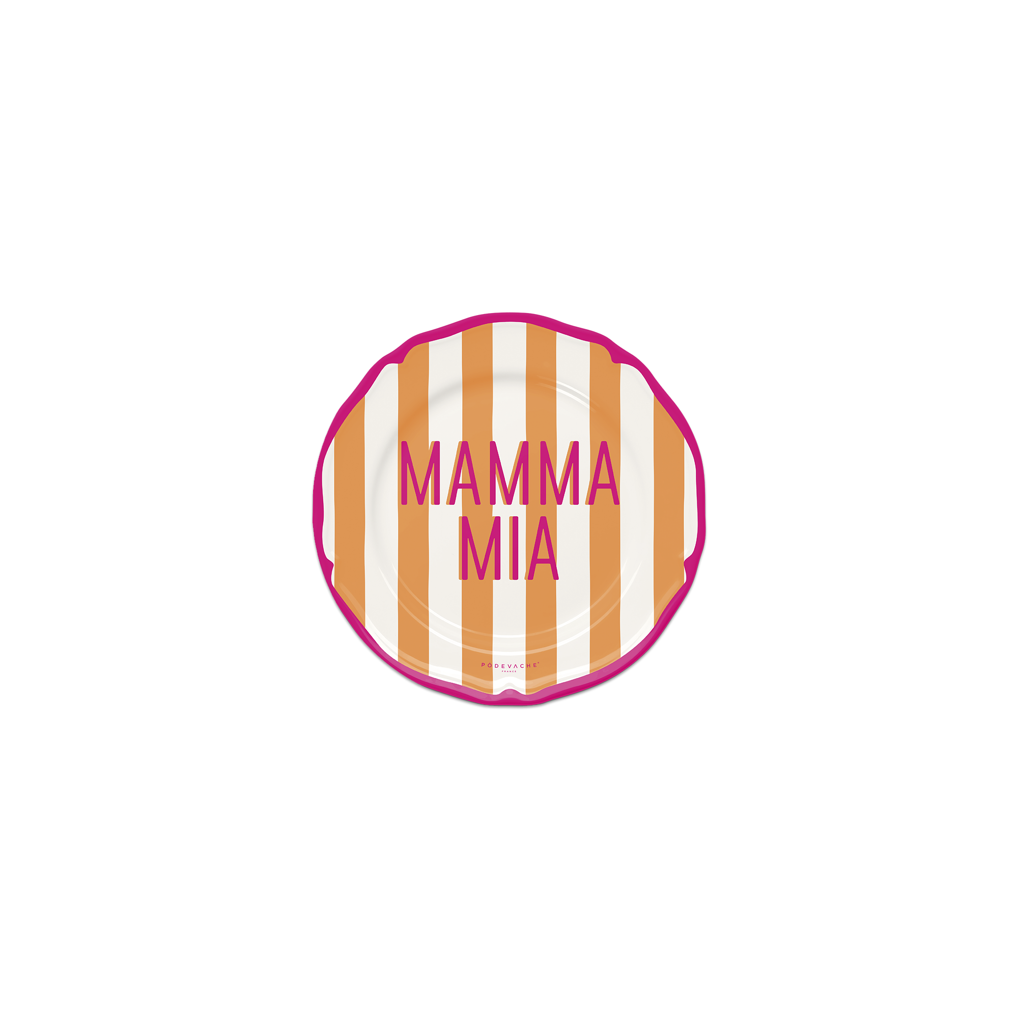 Lot De 6 Dessous De Verre Vinyle Mamma Mia