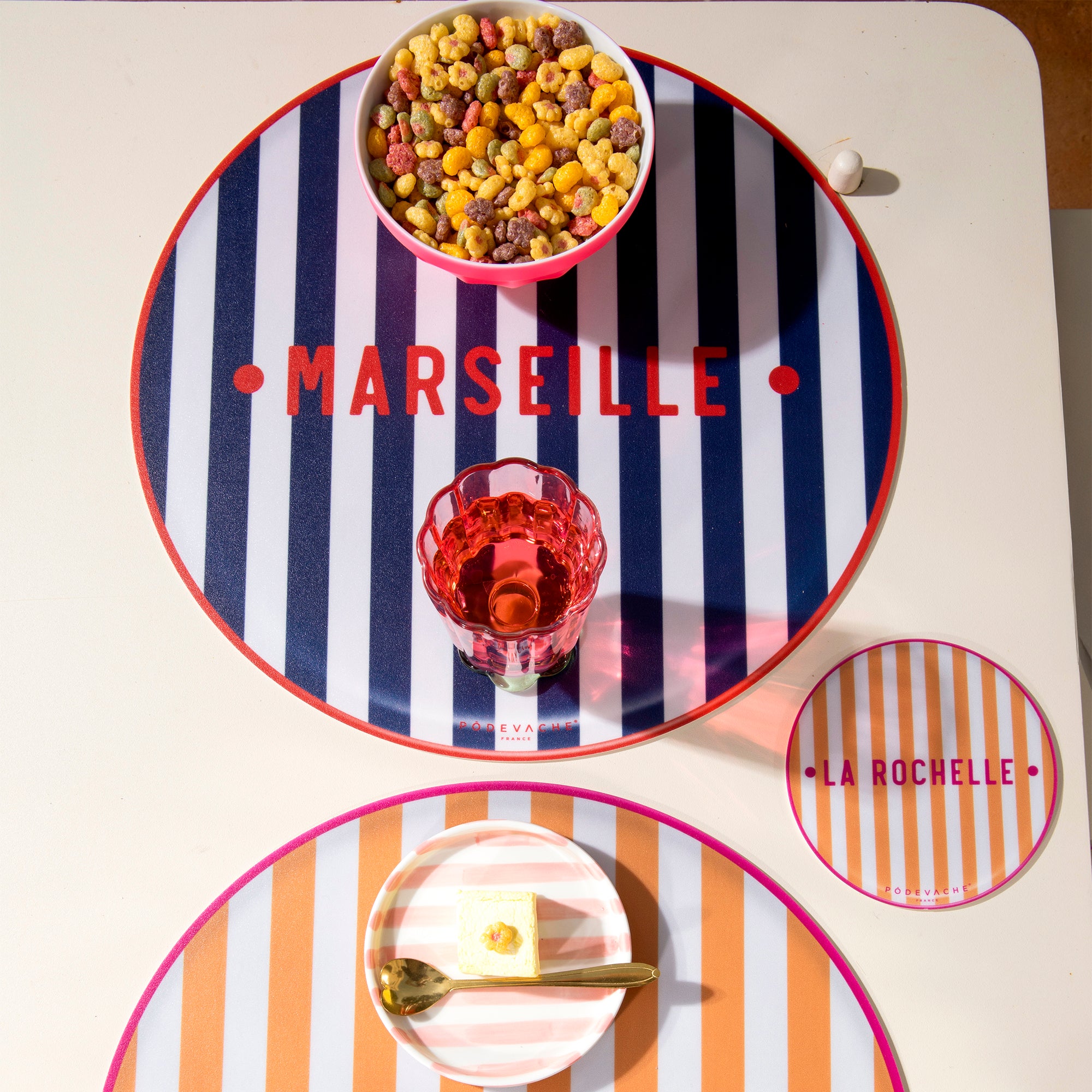 Set de table vinyle personnalisé Dolce Vita