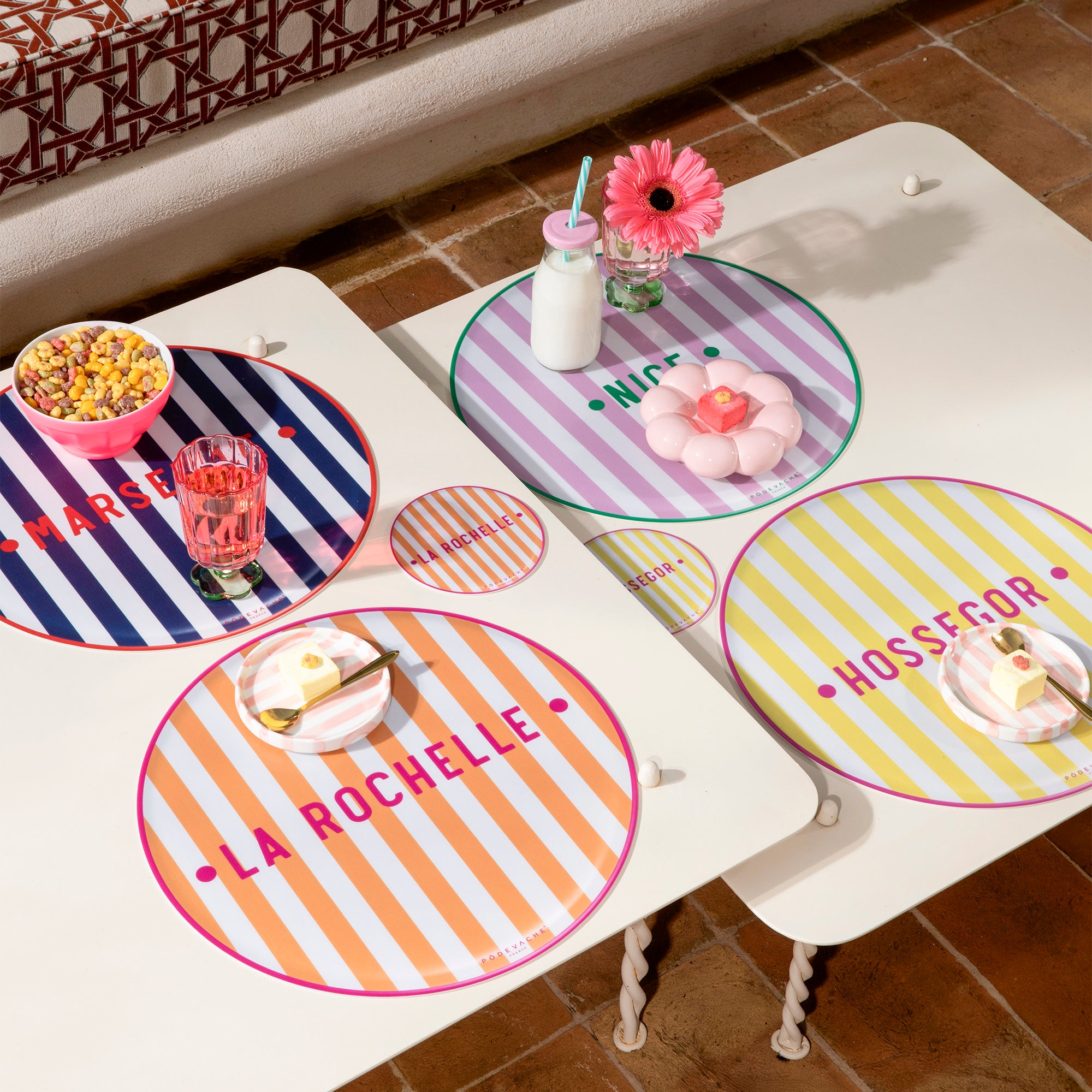 Set de table vinyle personnalisé Buon Apetito