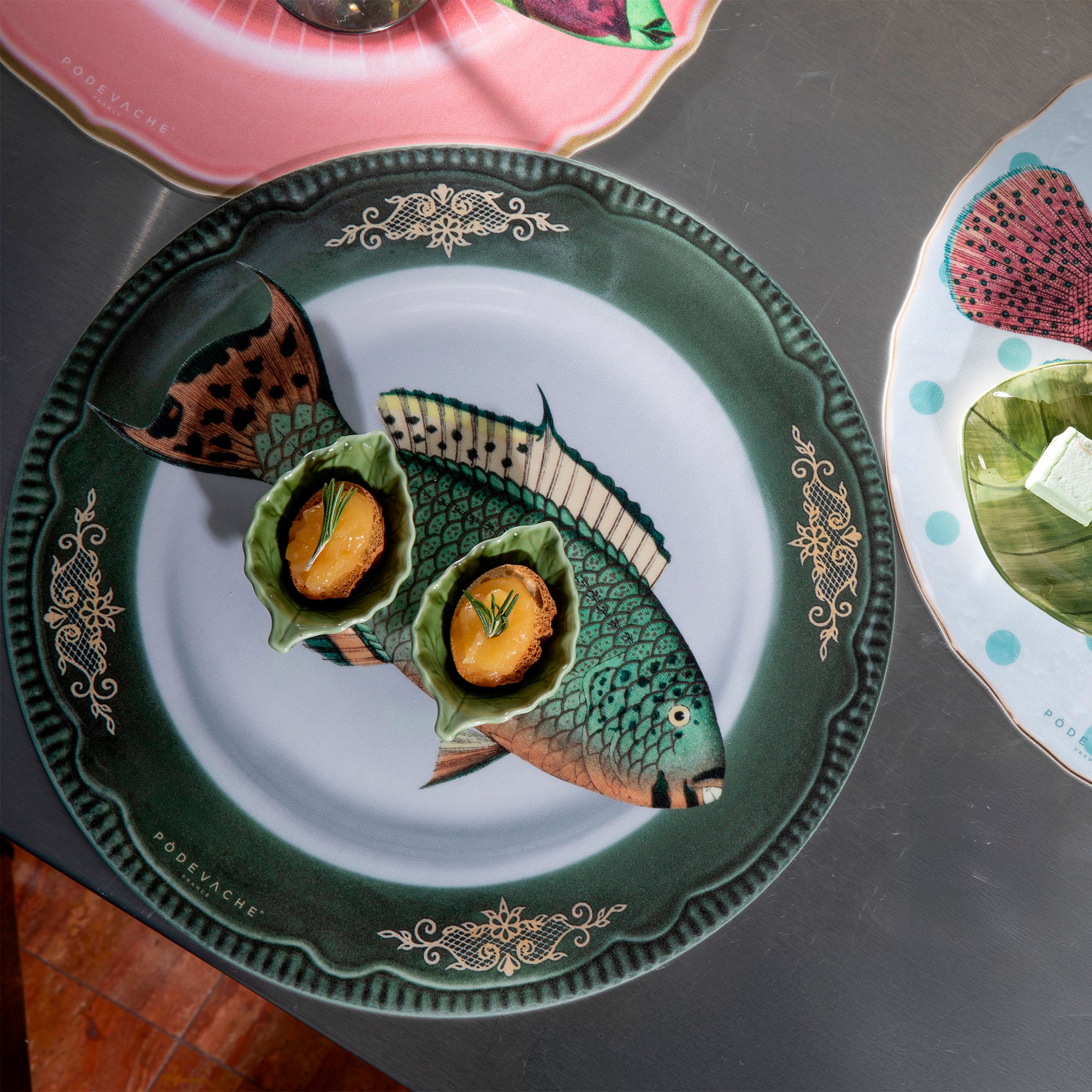 Set De Table Vinyle Rouget