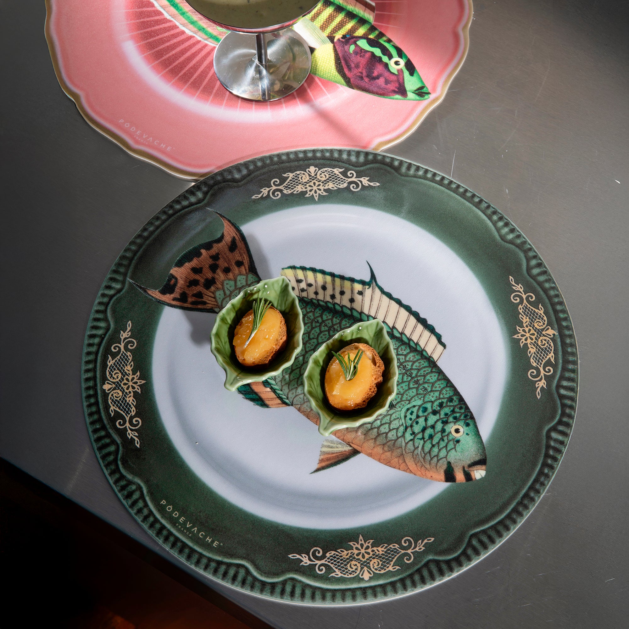 Set De Table Vinyle Rouget