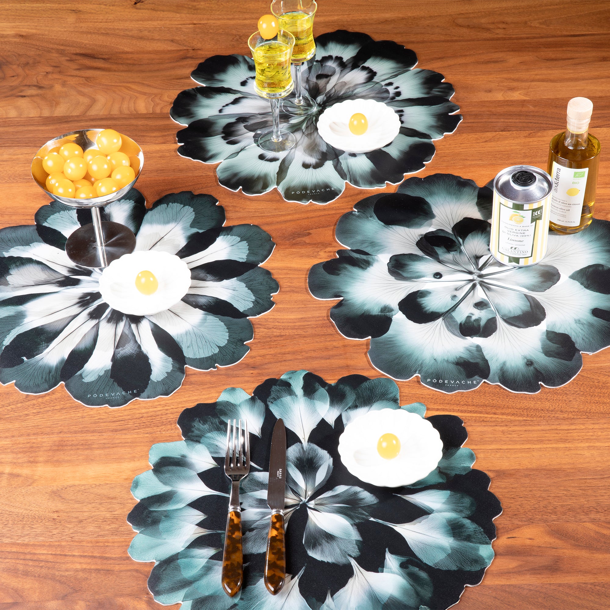 Set De Table Vinyle Floral Corollea