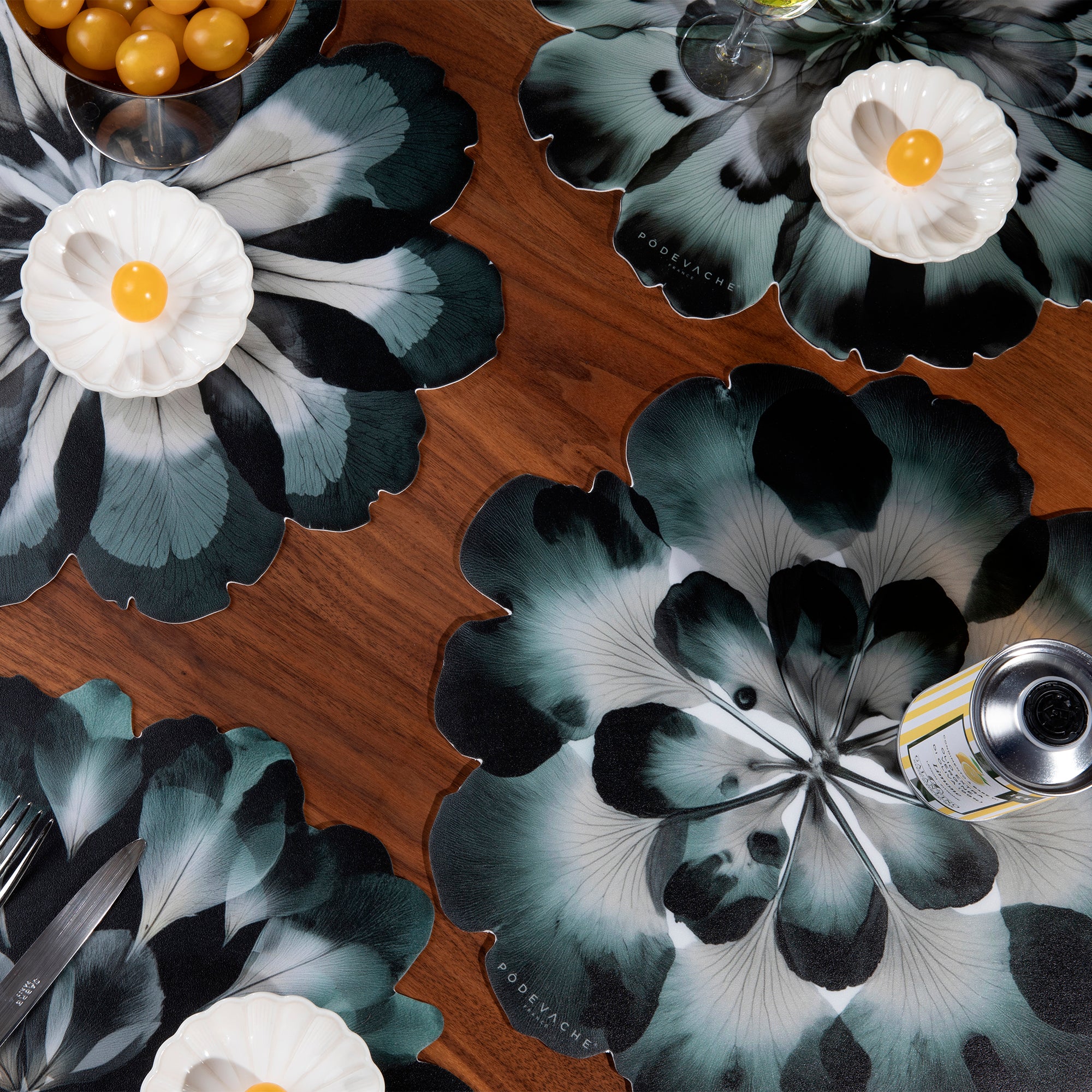 Set De Table Vinyle Floral Corollei