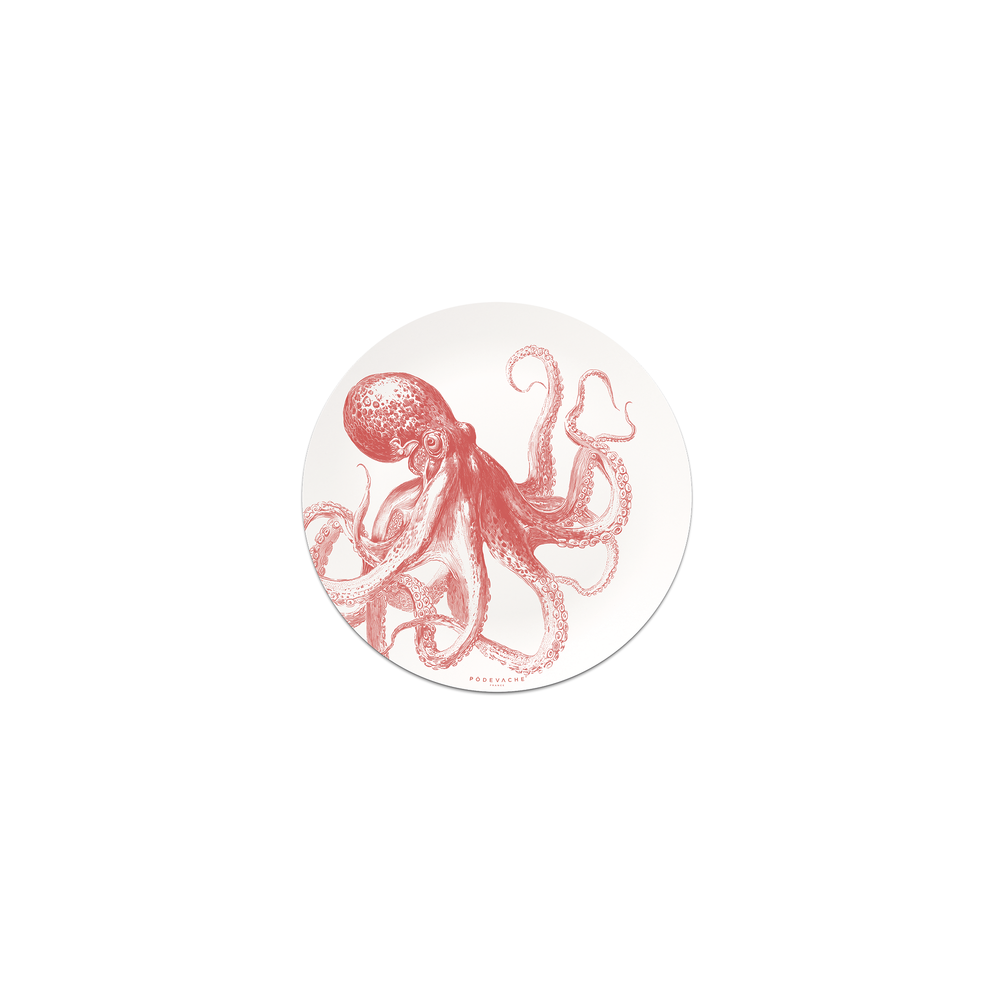 Lot De 6 Dessous De Verre Vinyle Davy Jones