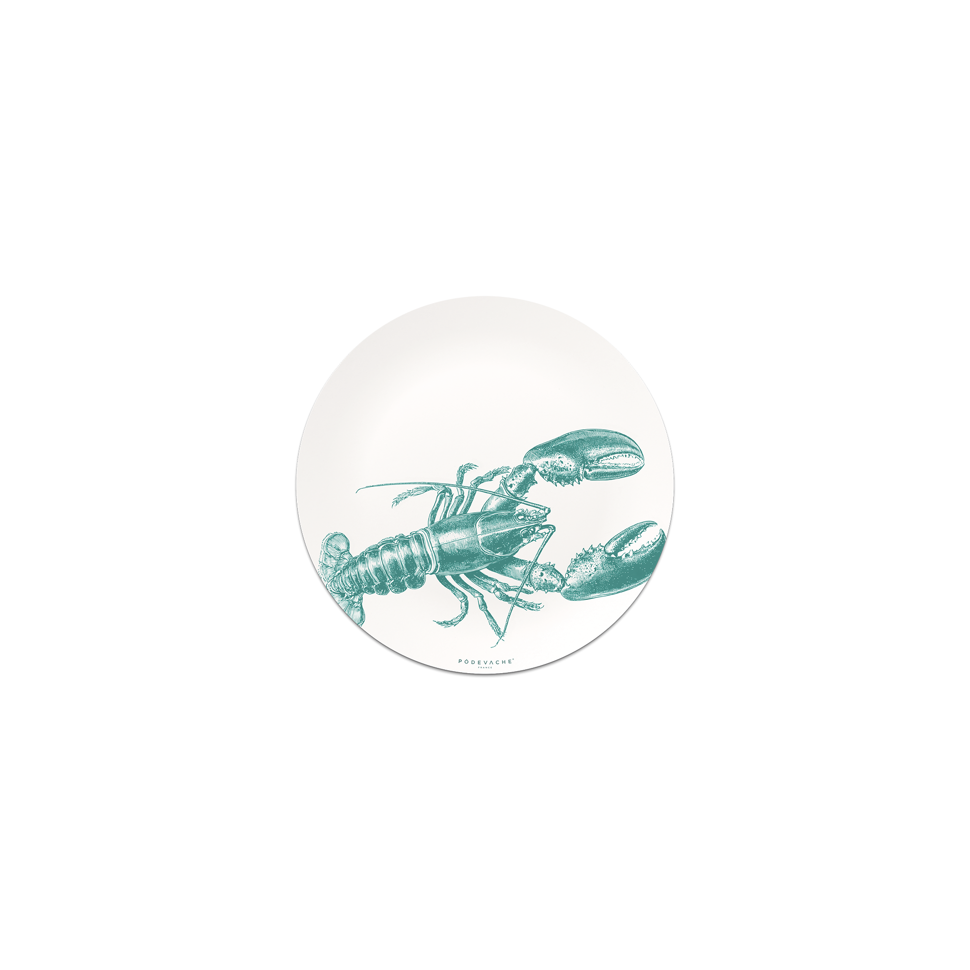 Lot De 6 Dessous De Verre Vinyle Homarus