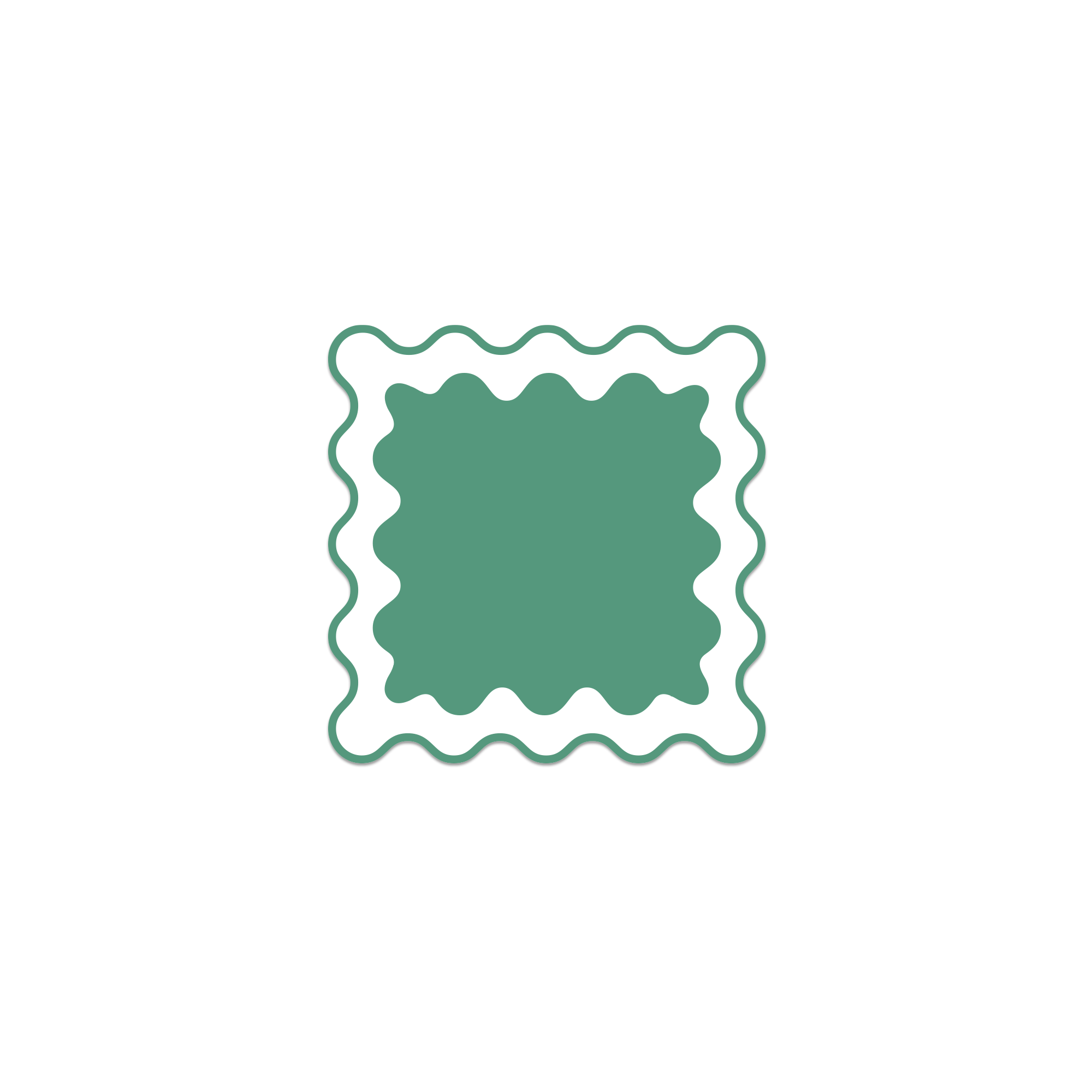 Lot de 6 dessous de verre vinyle Guim