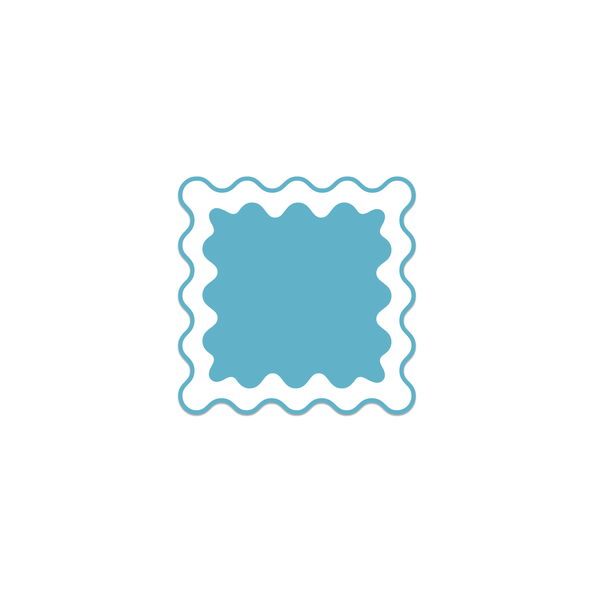 Lot de 6 dessous de verre vinyle Guim