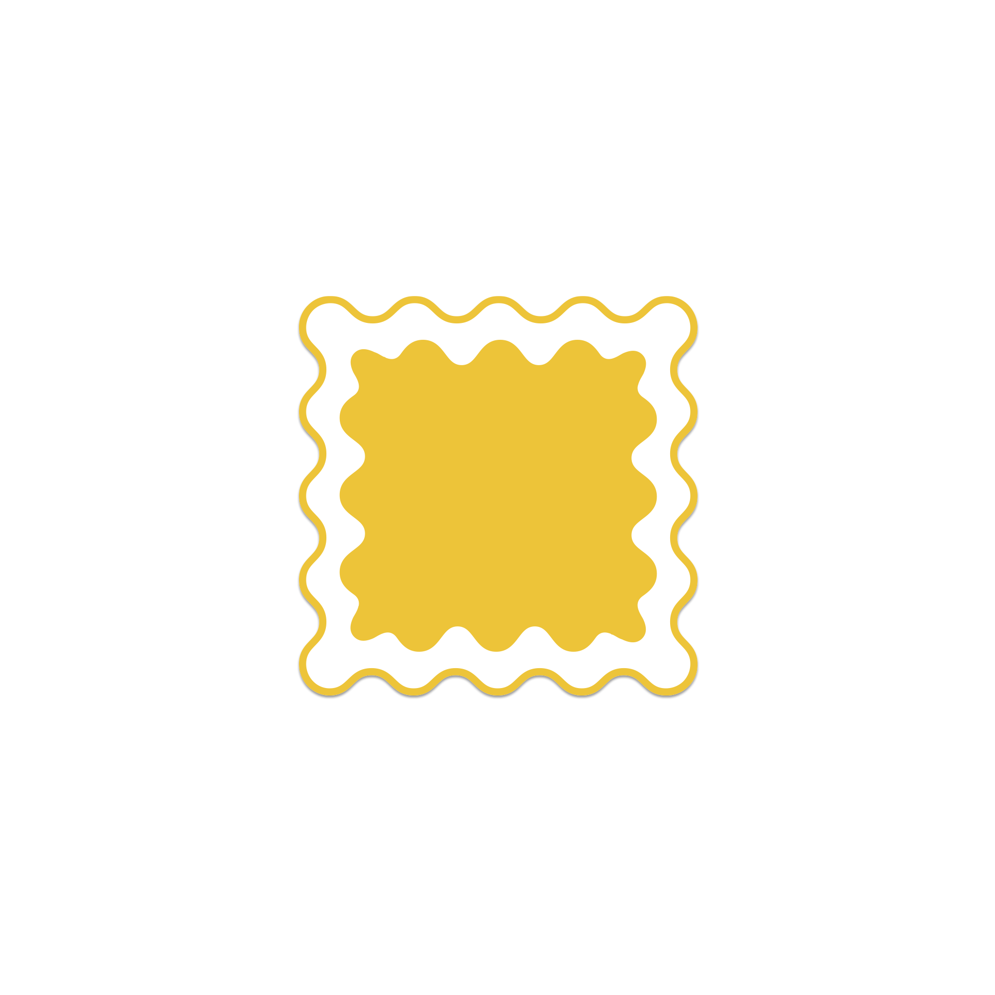 Lot de 6 dessous de verre vinyle Guim