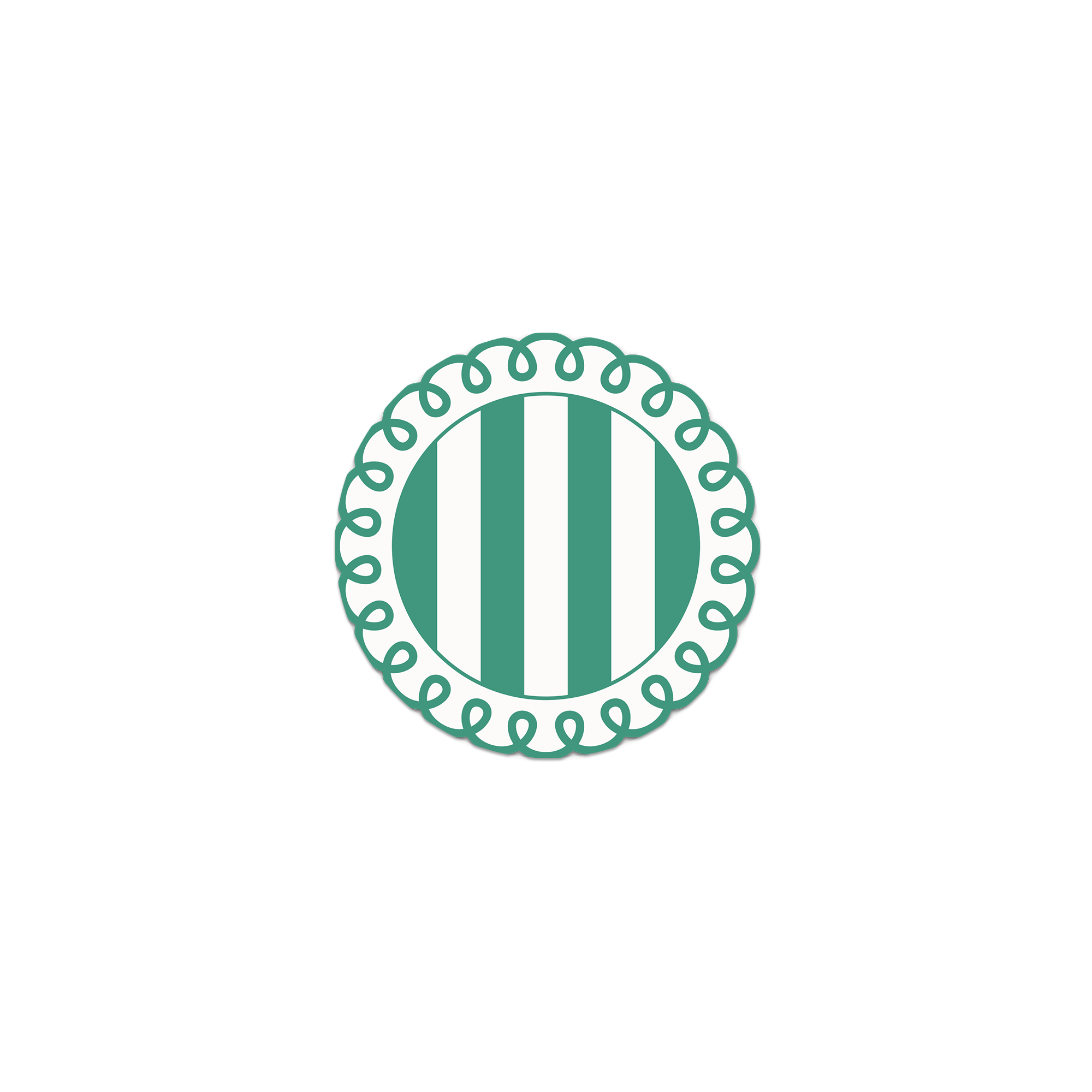 Lot De 6 Dessous De Verre Vinyle Guimauve