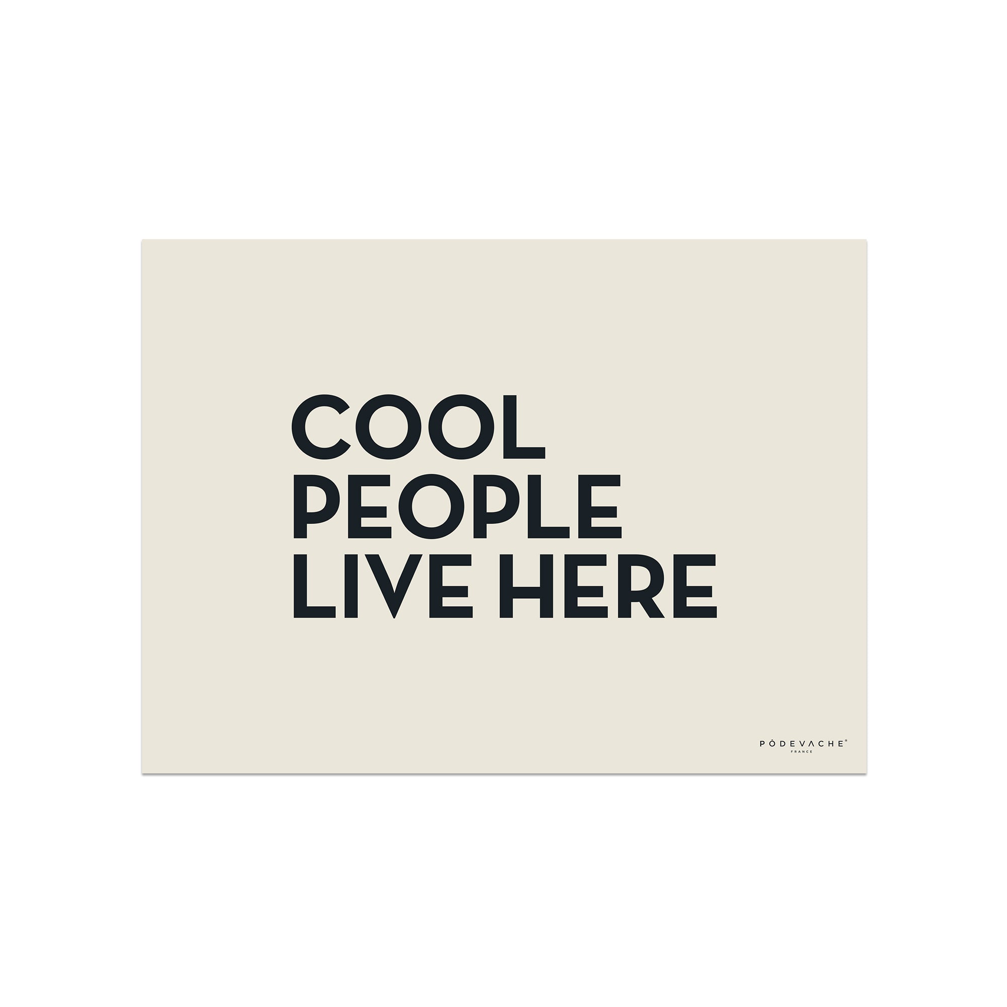 Set De Table Vinyle Cool People