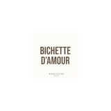 Dessous de verre en vinyle carré — modèle Bichette