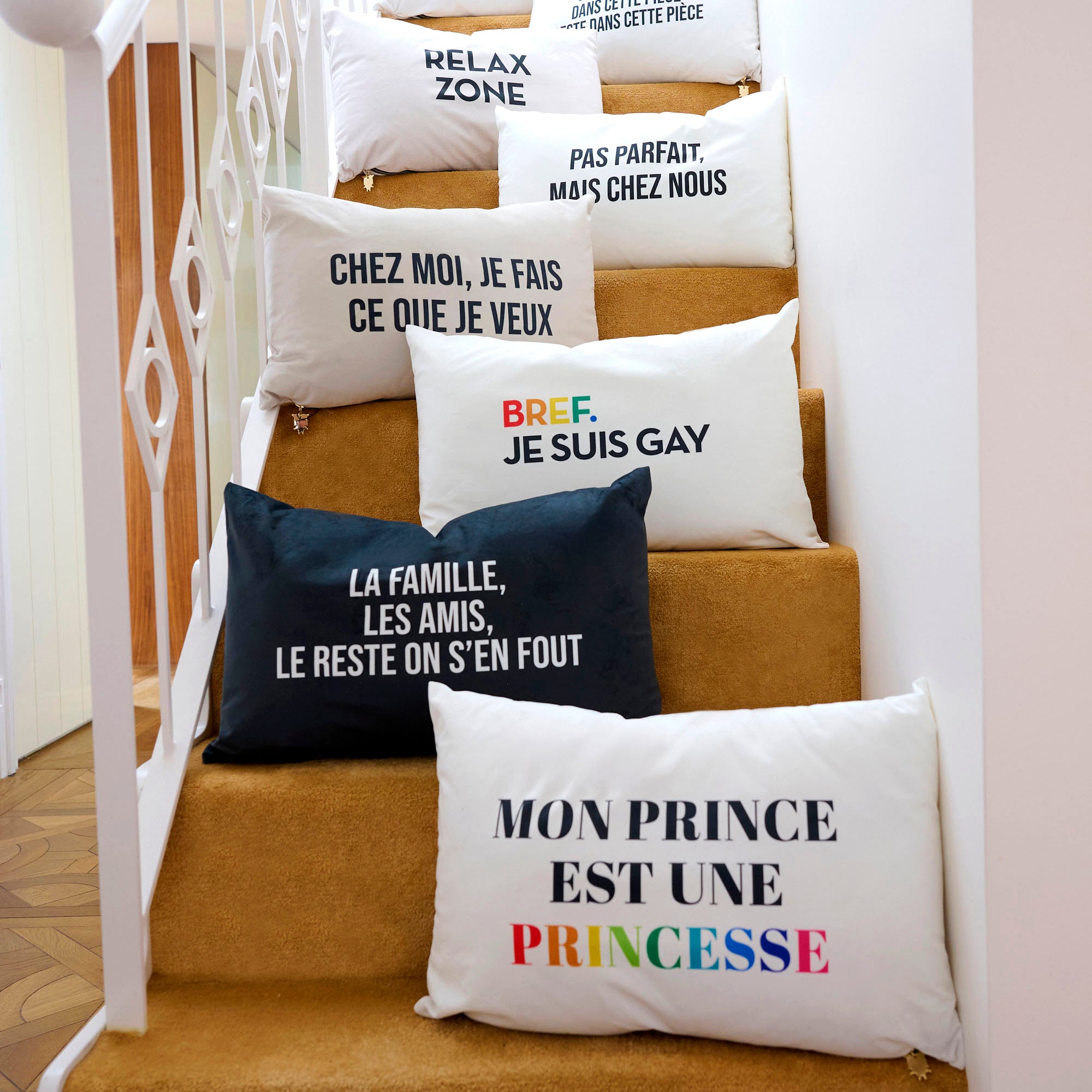 Coussin Velours Prince
