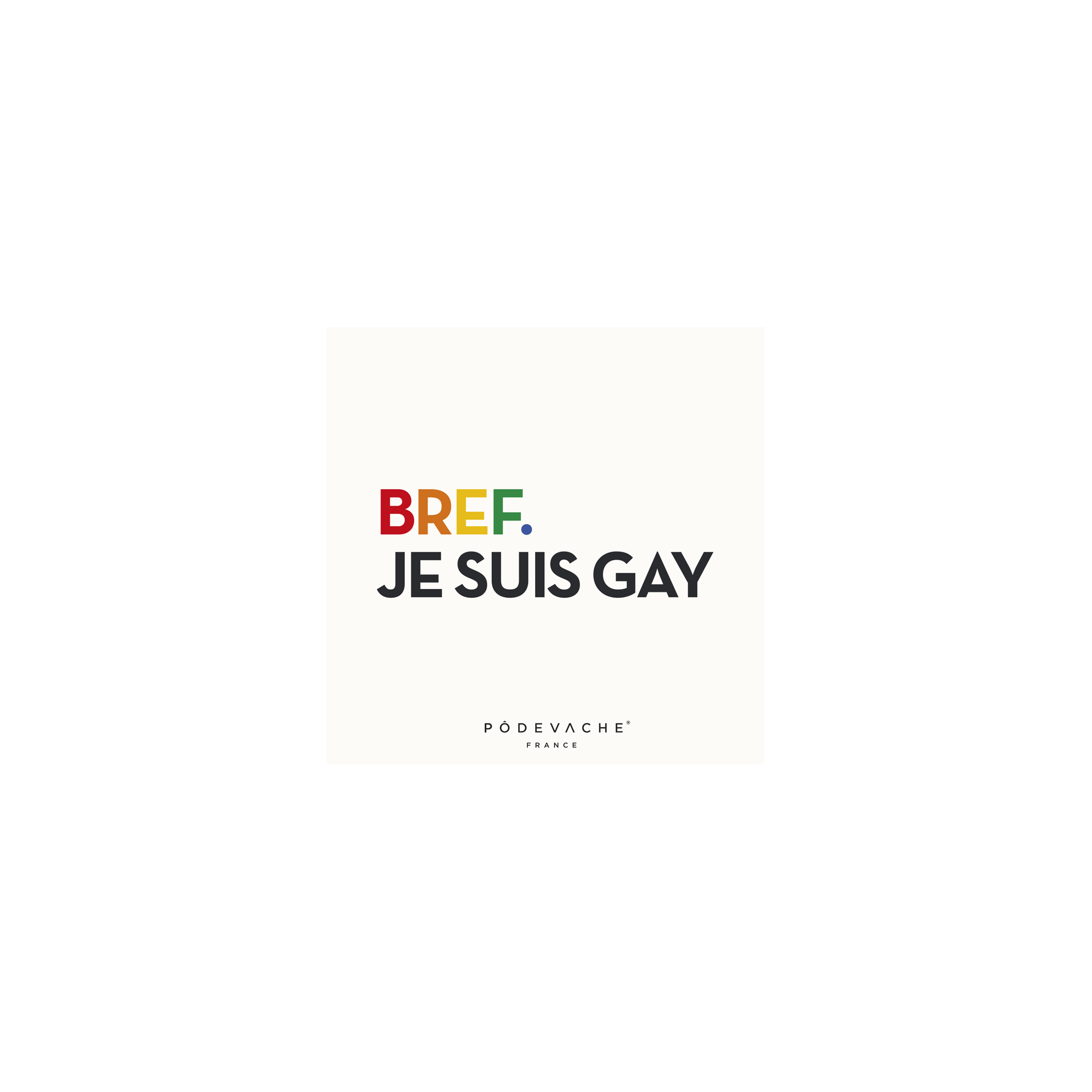 Lot de 6 dessous de verre vinyle Gay