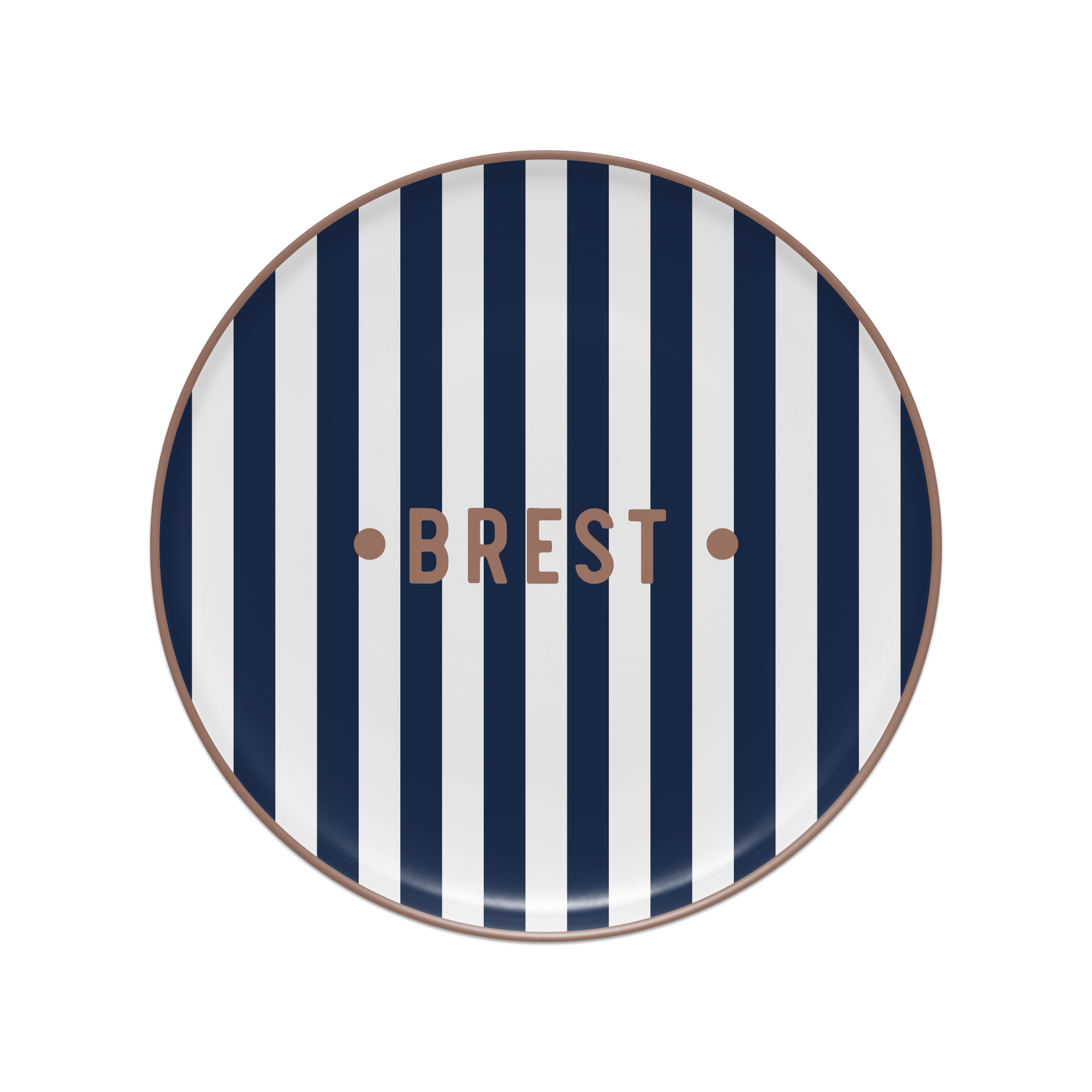 Set de table vinyle personnalisé Bagnard Marine