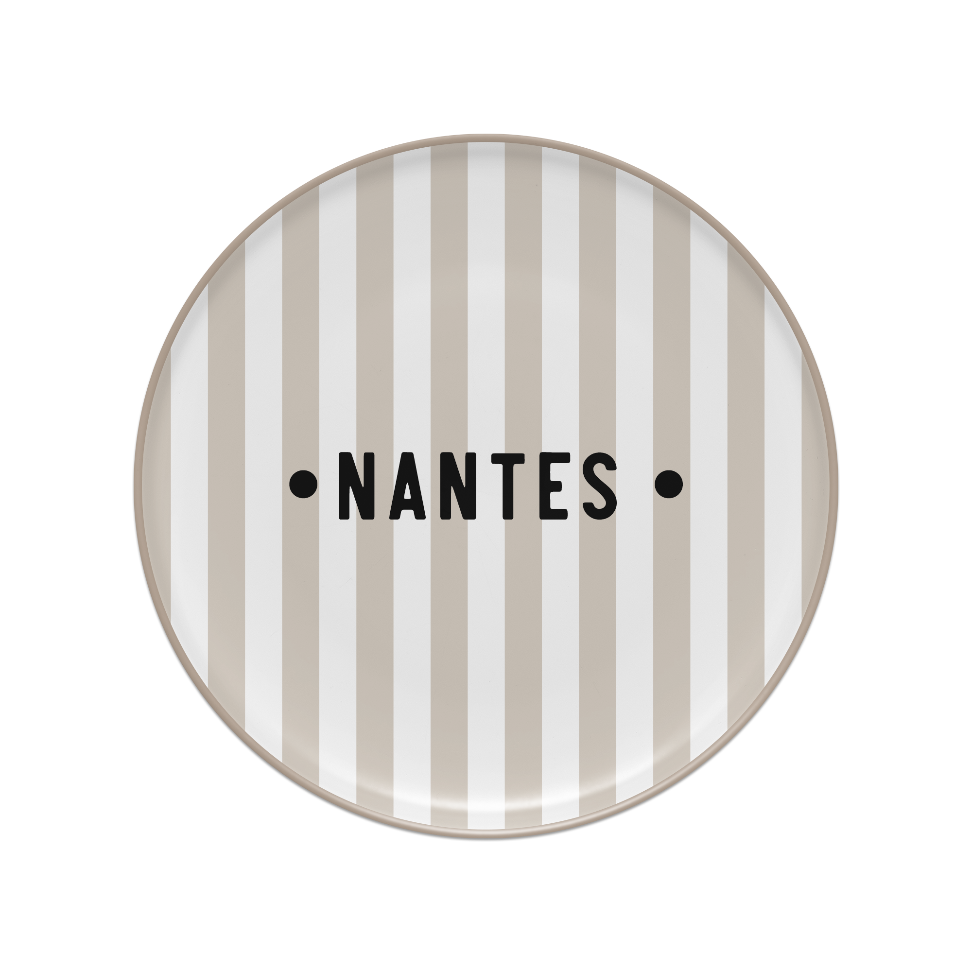 Set de table vinyle personnalisé Bagnard Light Beige