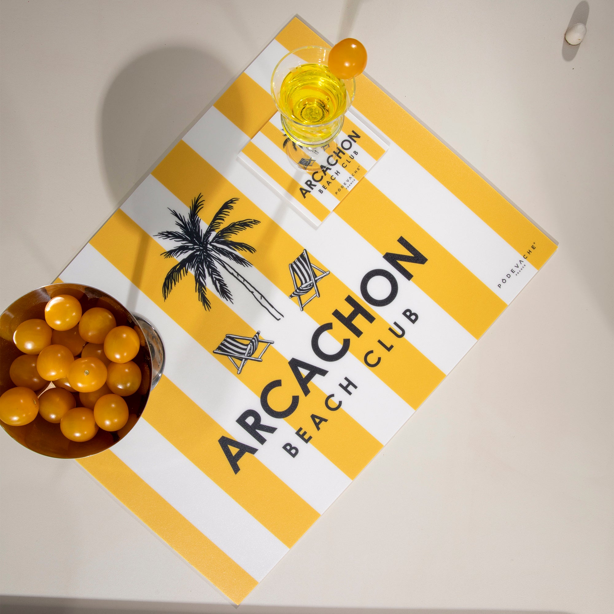 Set de table vinyle personnalisé Dolce Yellow