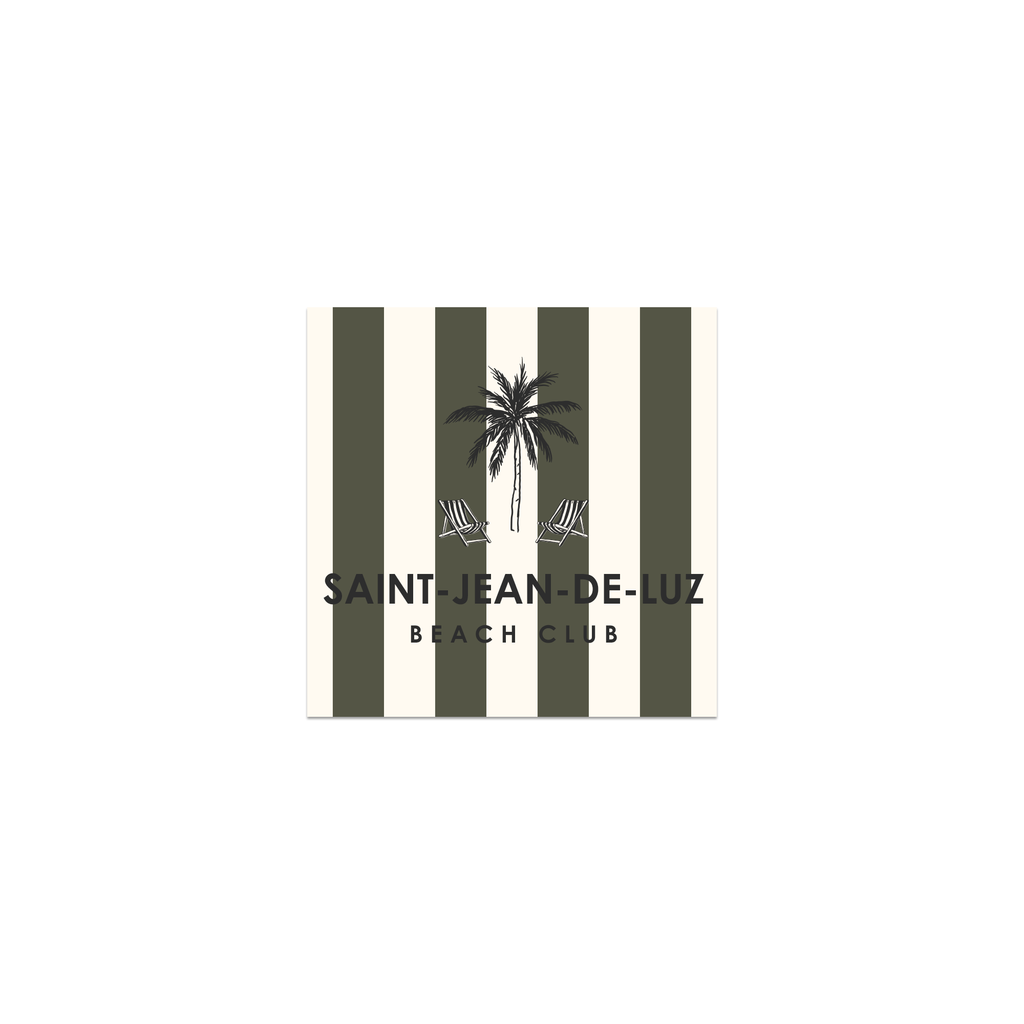 Lot De 6 Dessous De Verre Vinyle Personnalisés Dolce Kaki