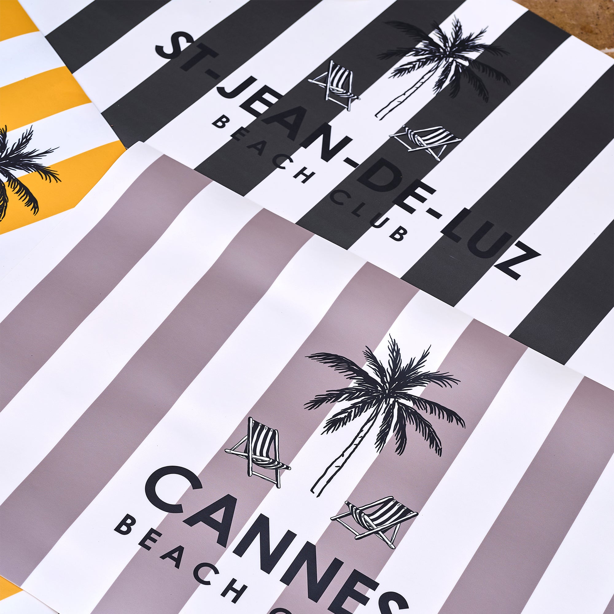 Set de table vinyle personnalisé Dolce Beige